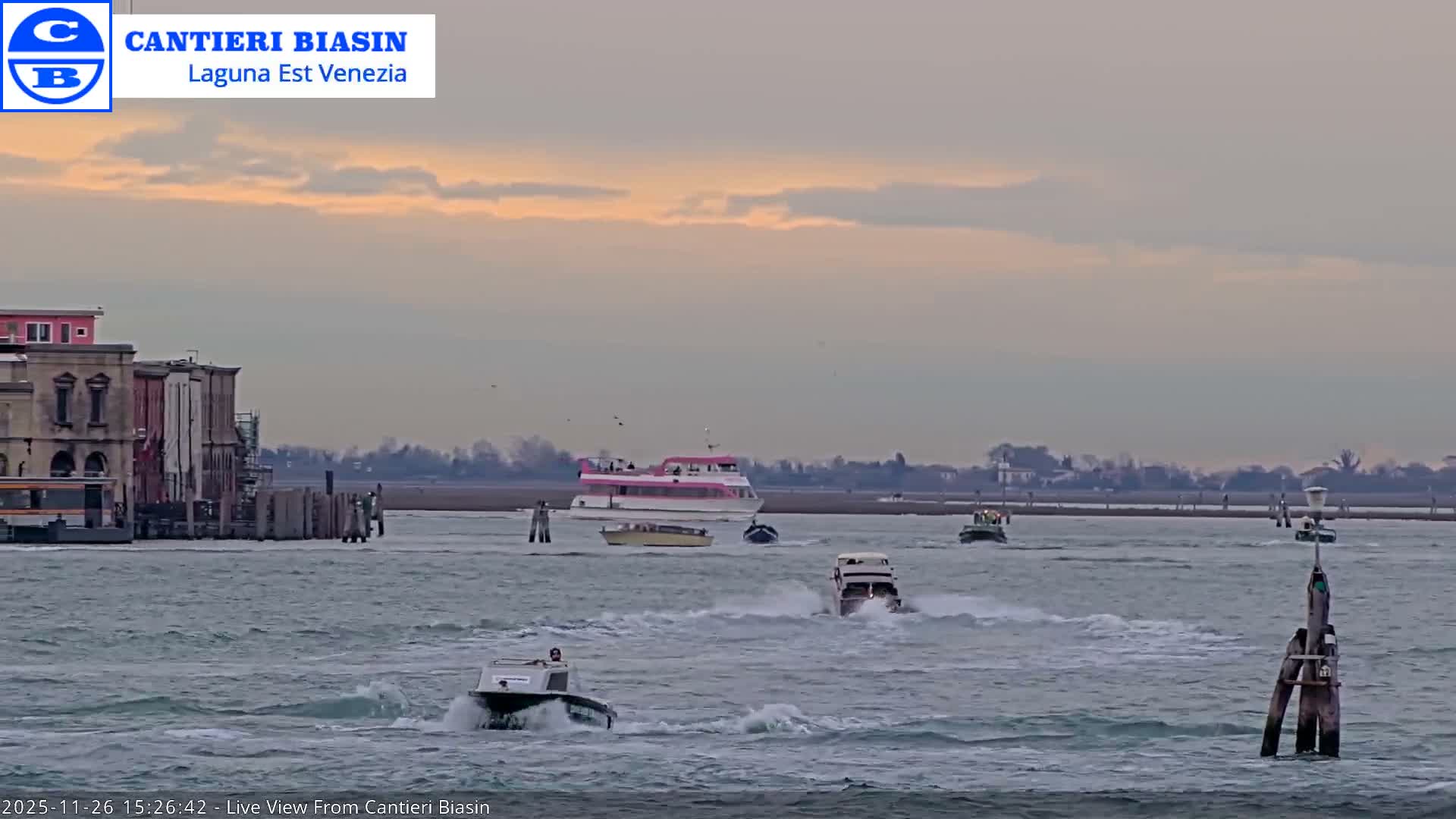 Laguna Lake Est Veniezia from Cantieri Biasin - Venice, Veneto, Italy
