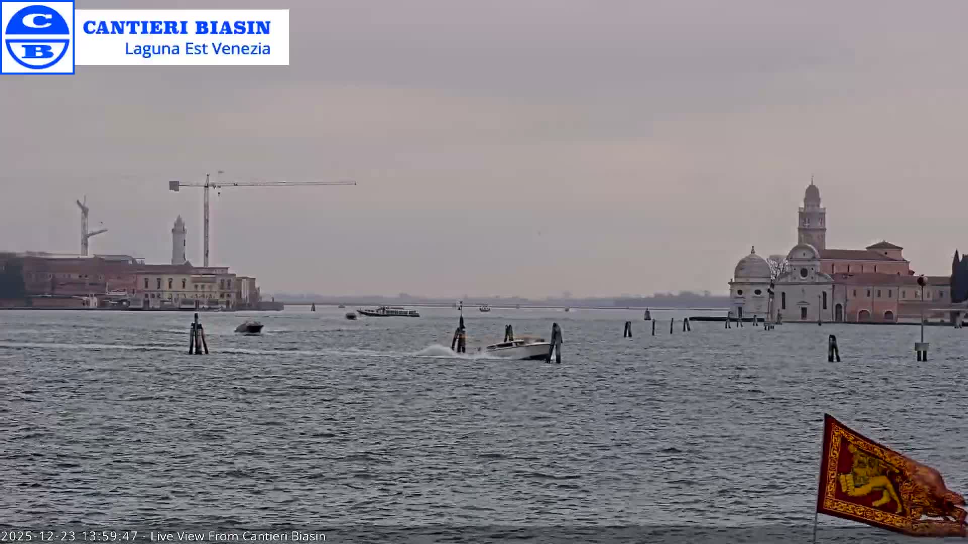 Laguna Lake Est Veniezia from Cantieri Biasin - Venice, Veneto, Italy