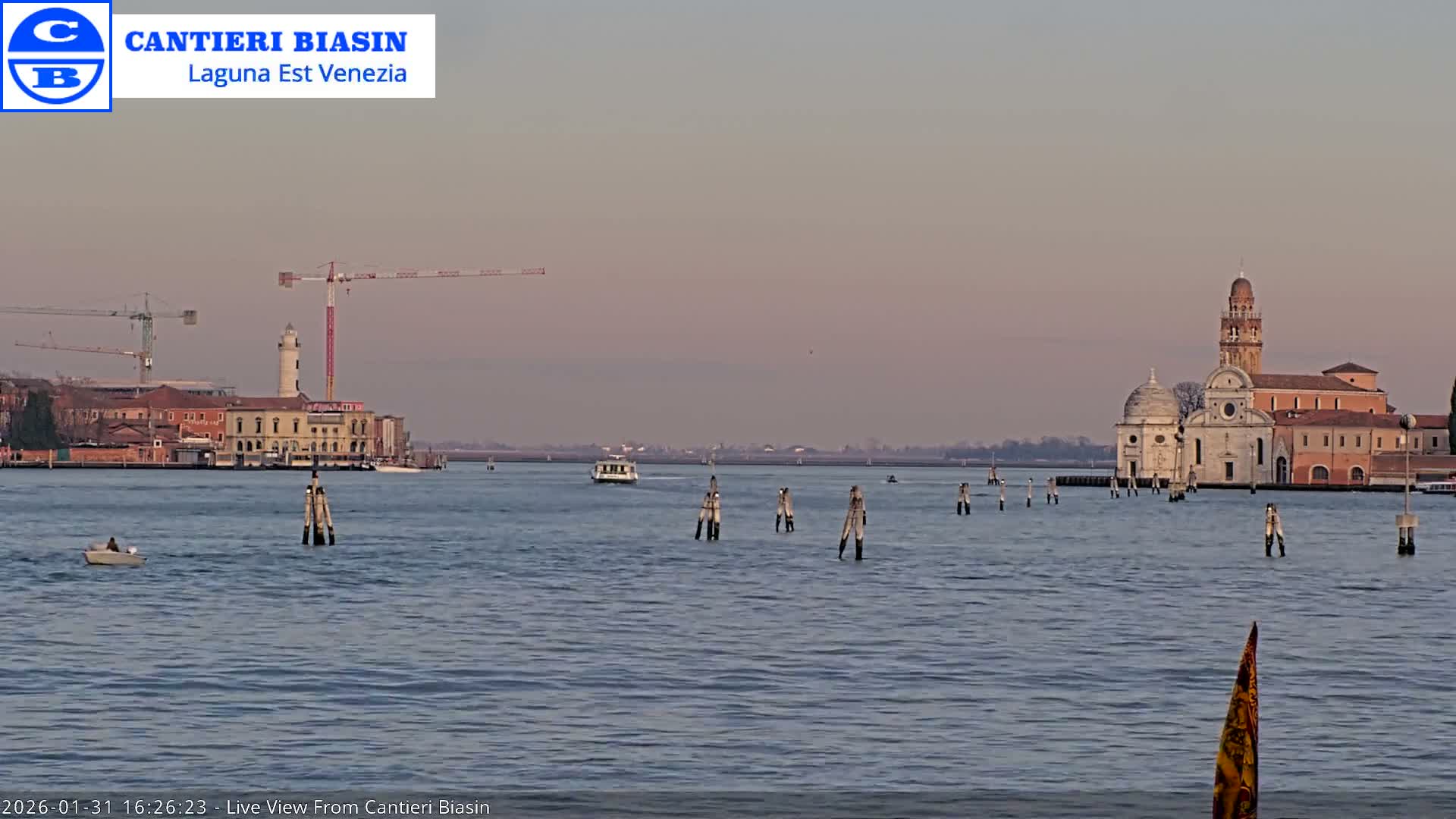 Laguna Lake Est Veniezia from Cantieri Biasin - Venice, Veneto, Italy