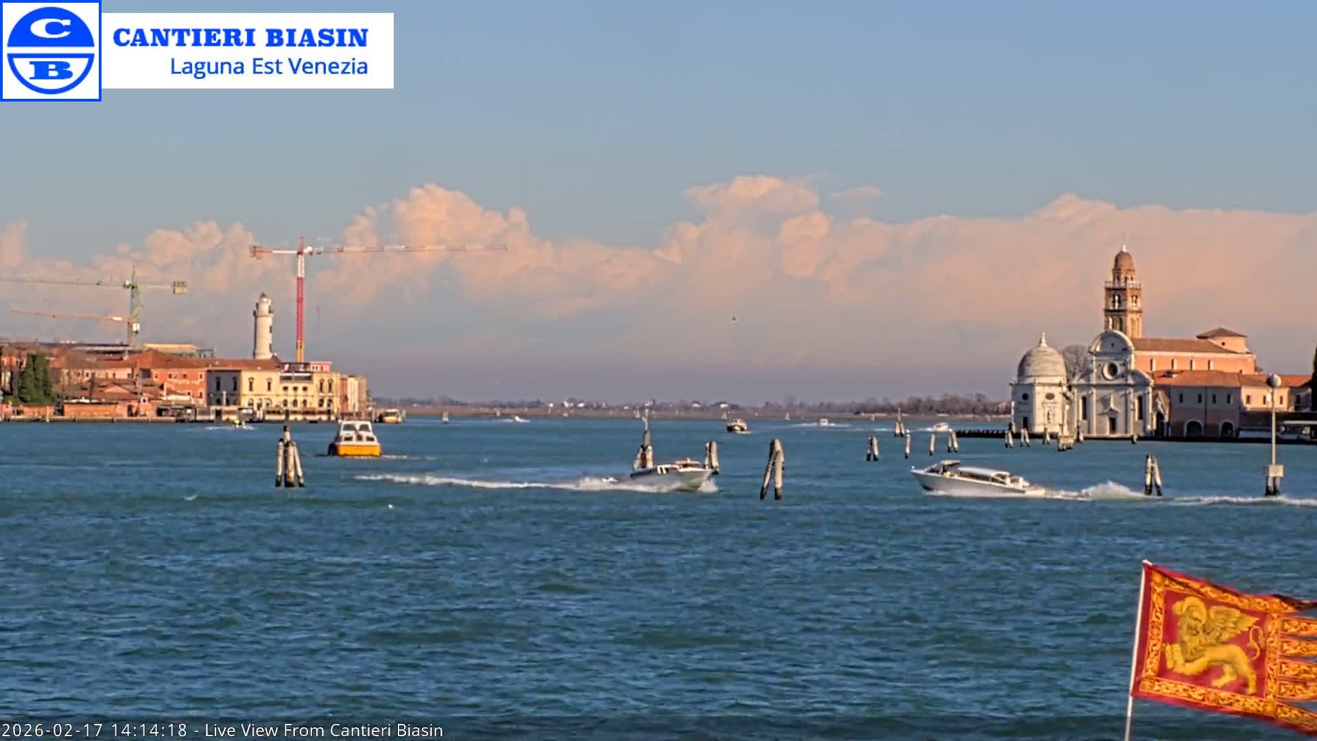 Laguna Lake Est Veniezia from Cantieri Biasin - Venice, Veneto, Italy