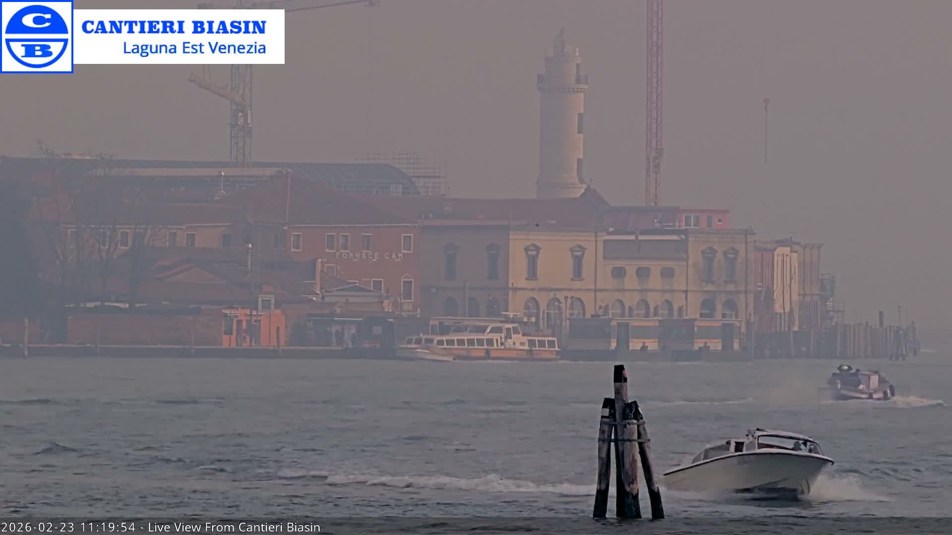 Laguna Lake Est Veniezia from Cantieri Biasin - Venice, Veneto, Italy
