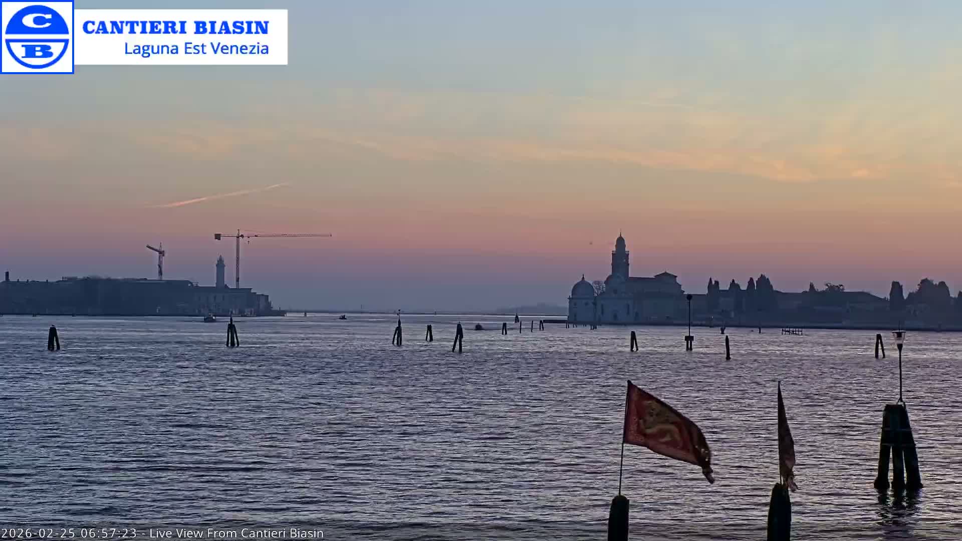 Laguna Lake Est Veniezia from Cantieri Biasin - Venice, Veneto, Italy