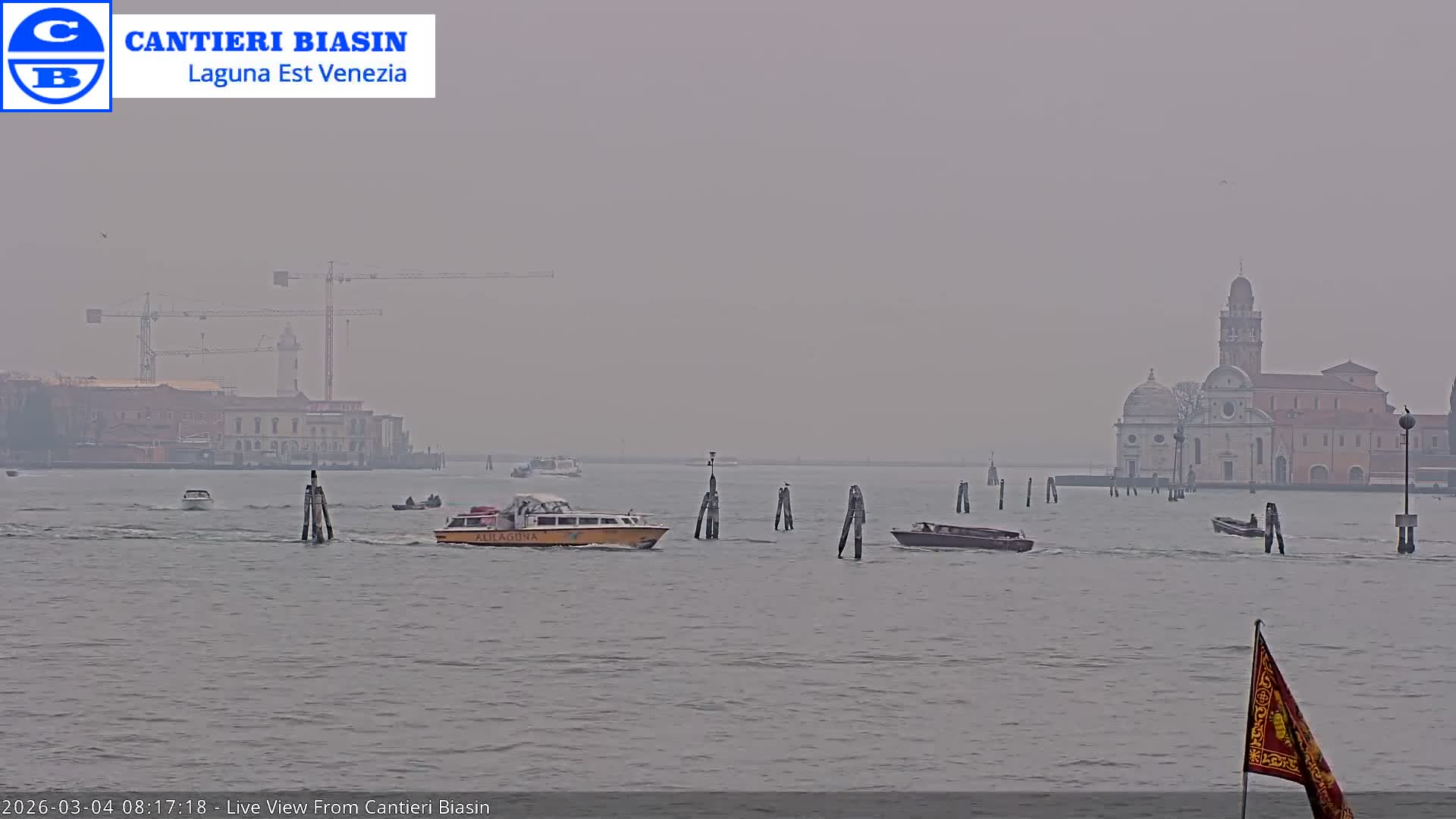 Laguna Lake Est Veniezia from Cantieri Biasin - Venice, Veneto, Italy