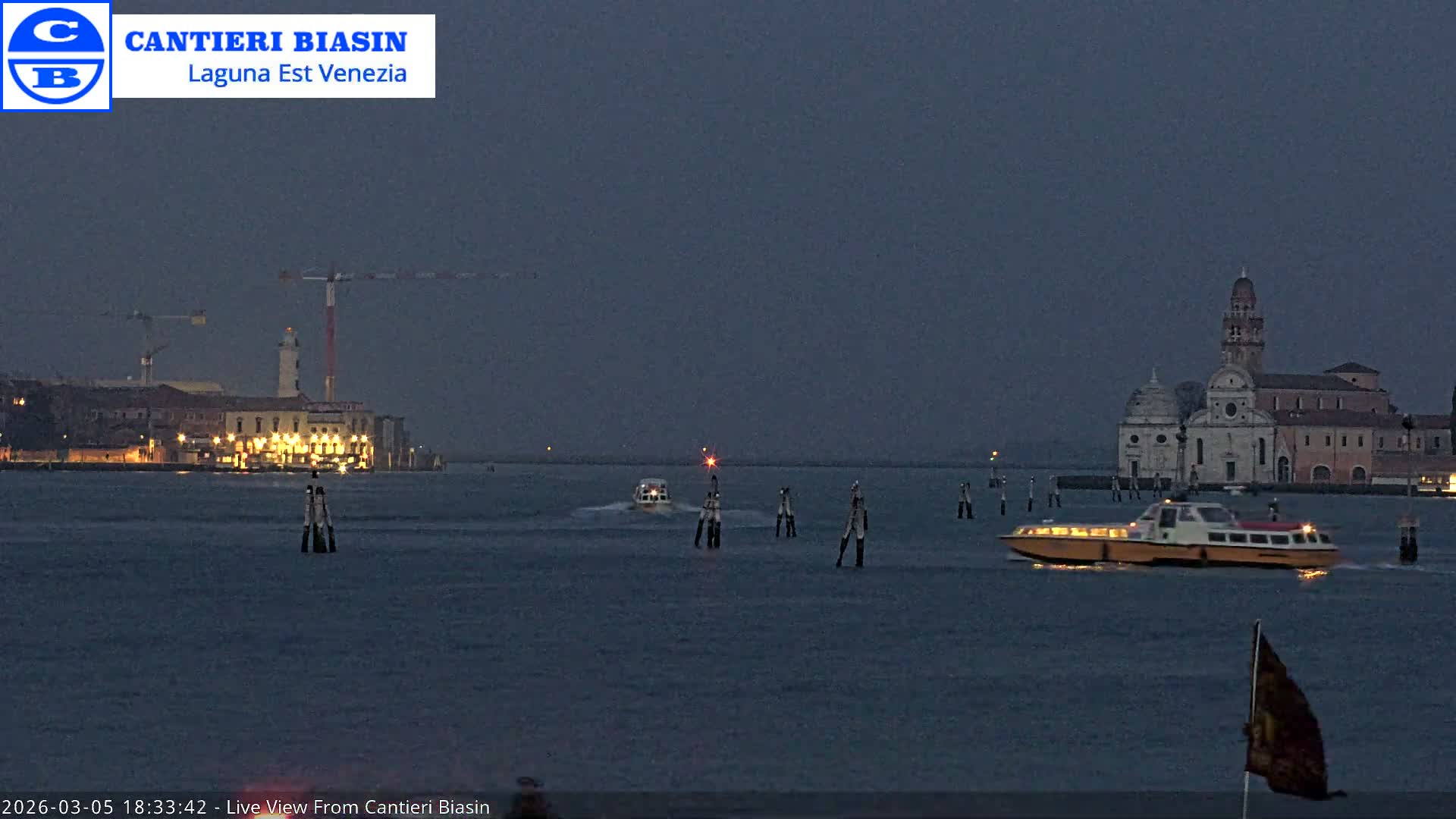 Laguna Lake Est Veniezia from Cantieri Biasin - Venice, Veneto, Italy
