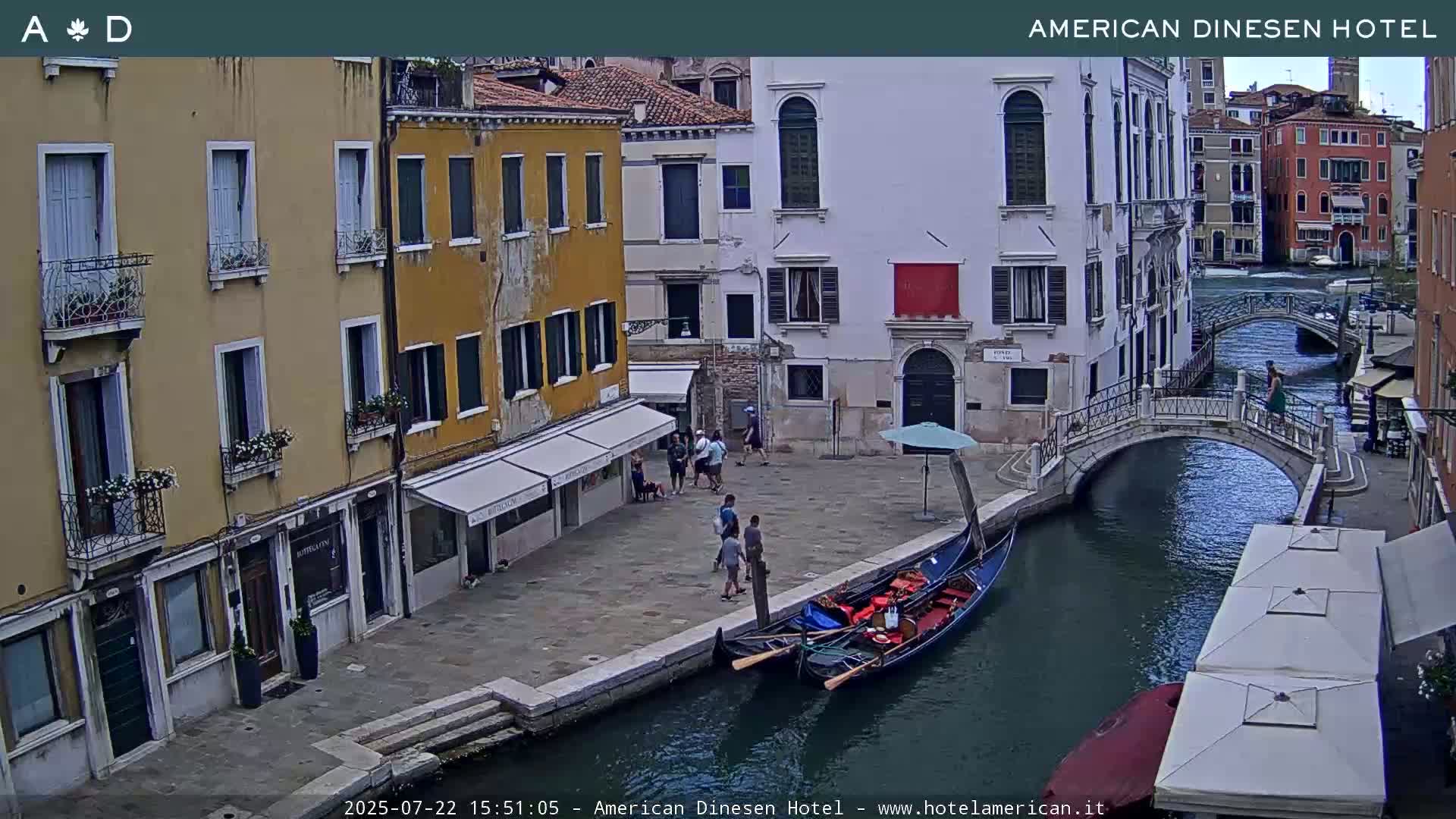 Venice Dorsoduro Canal Live Cam - Venice, Veneto, Italy