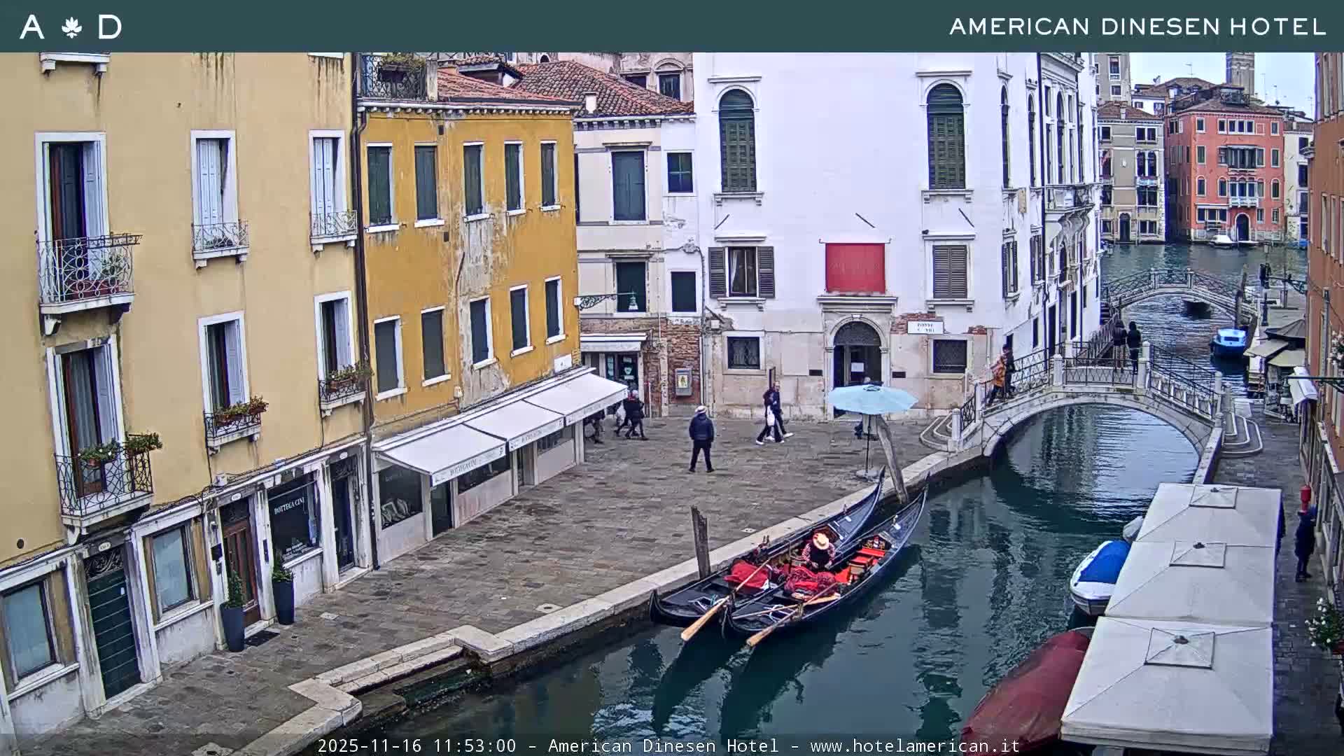 Venice Dorsoduro Canal Live Cam - Venice, Veneto, Italy