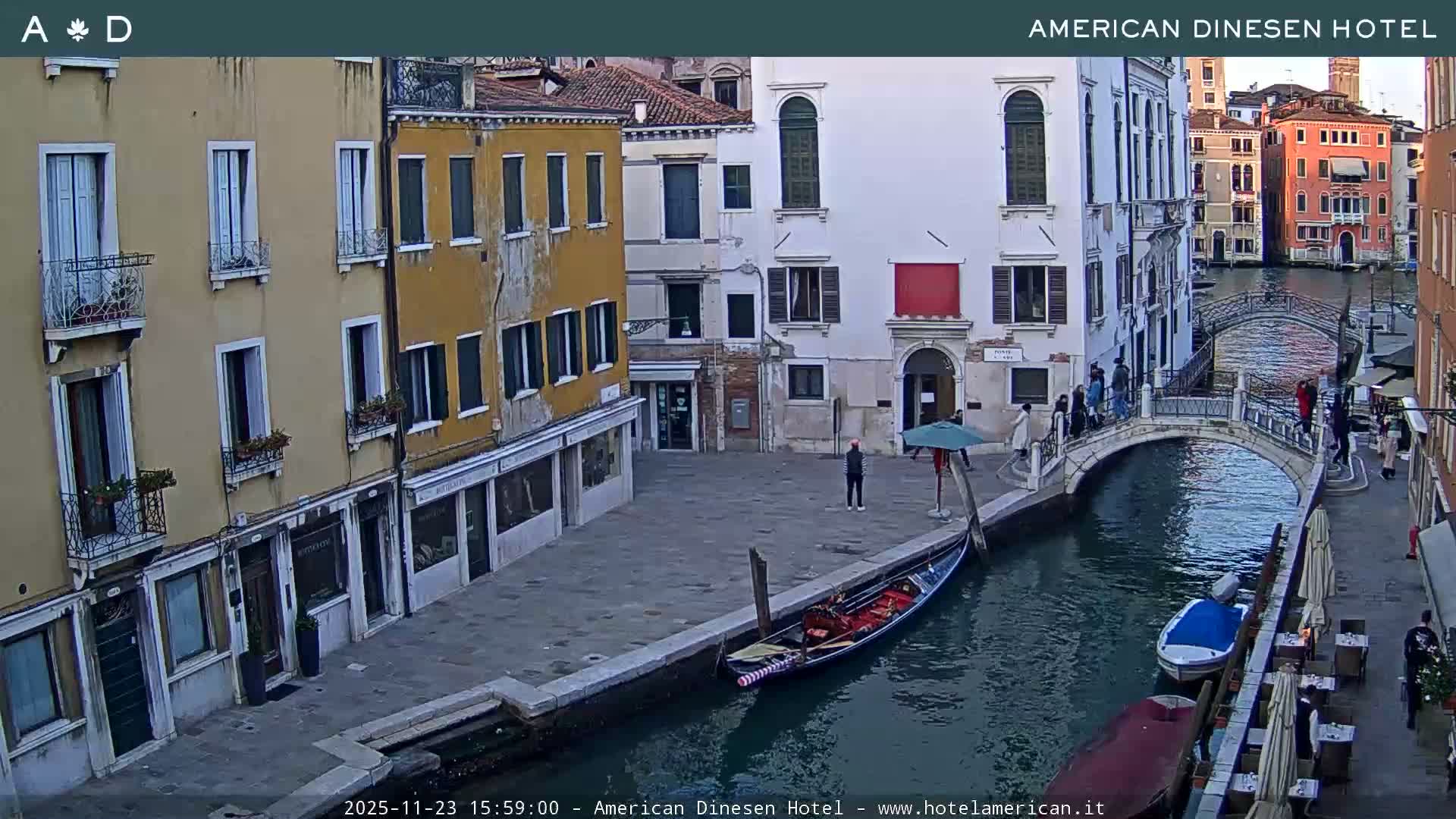 Venice Dorsoduro Canal Live Cam - Venice, Veneto, Italy