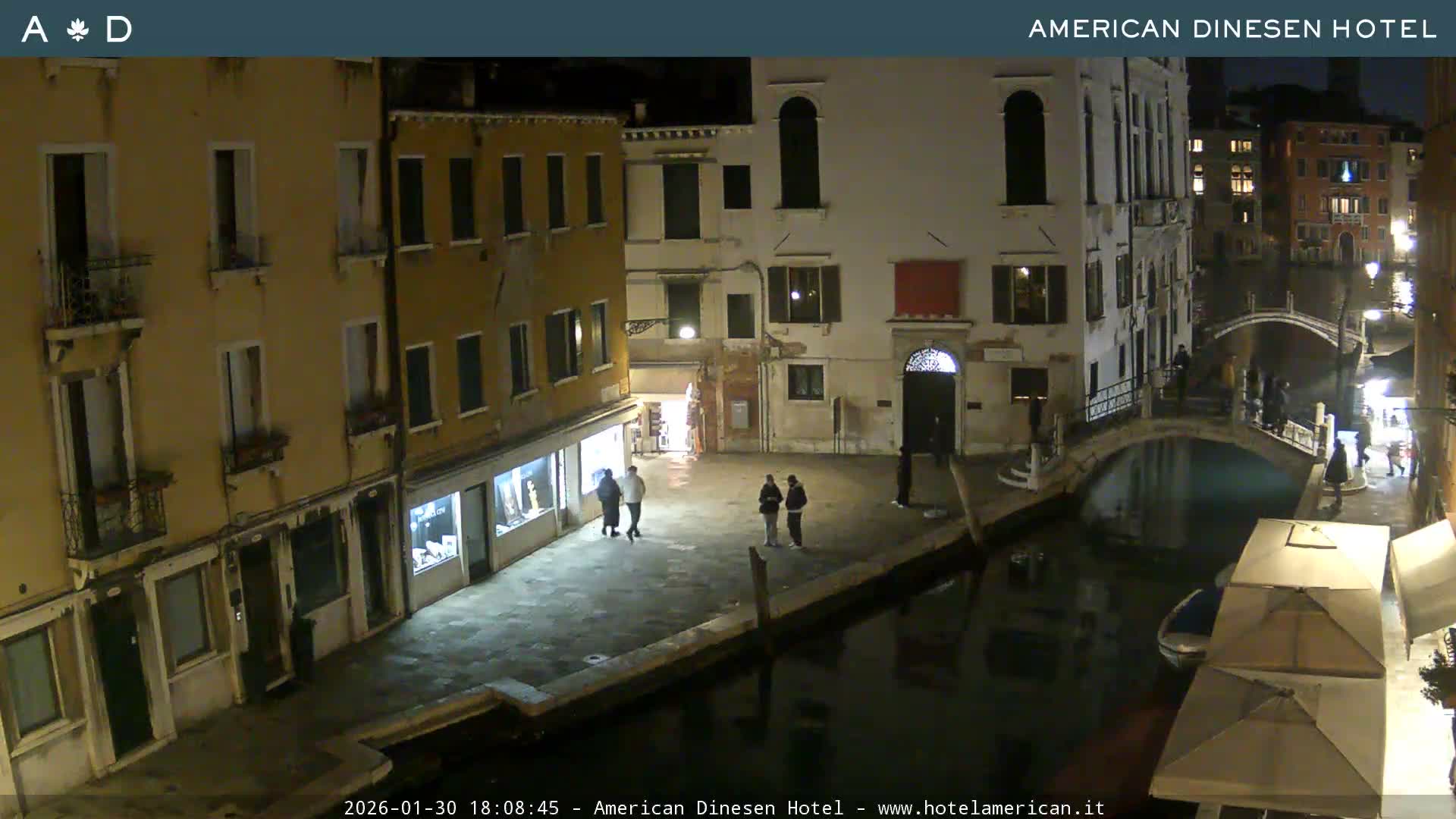 Venice Dorsoduro Canal Live Cam - Venice, Veneto, Italy