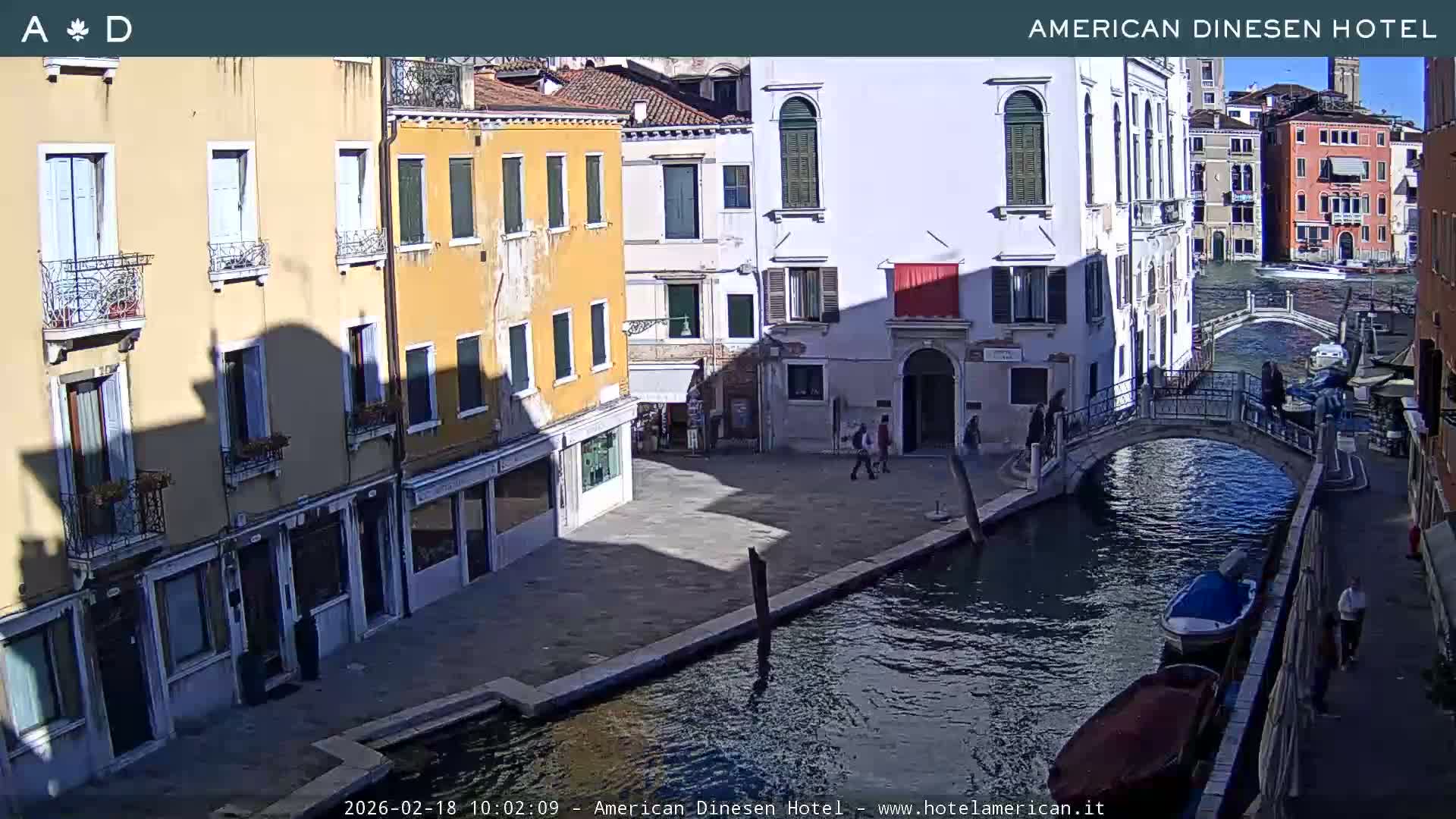 Venice Dorsoduro Canal Live Cam - Venice, Veneto, Italy