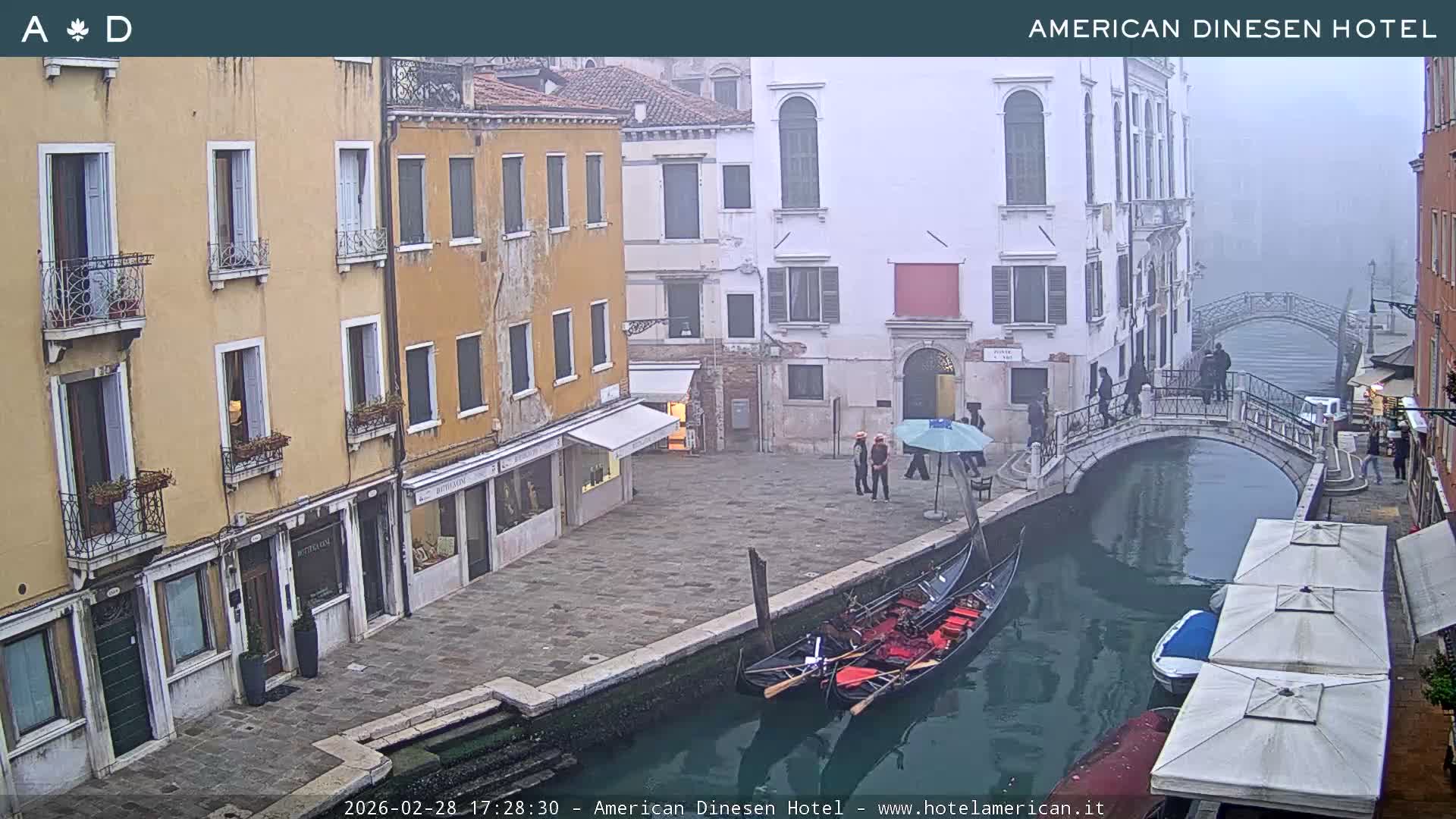 Venice Dorsoduro Canal Live Cam - Venice, Veneto, Italy