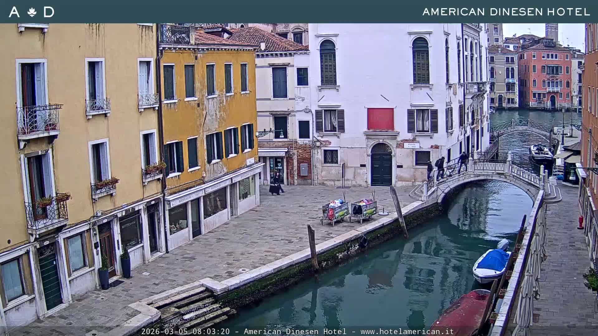 Venice Dorsoduro Canal Live Cam - Venice, Veneto, Italy