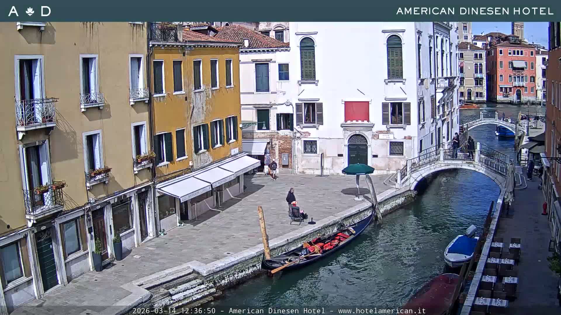 Venice Dorsoduro Canal Live Cam - Venice, Veneto, Italy