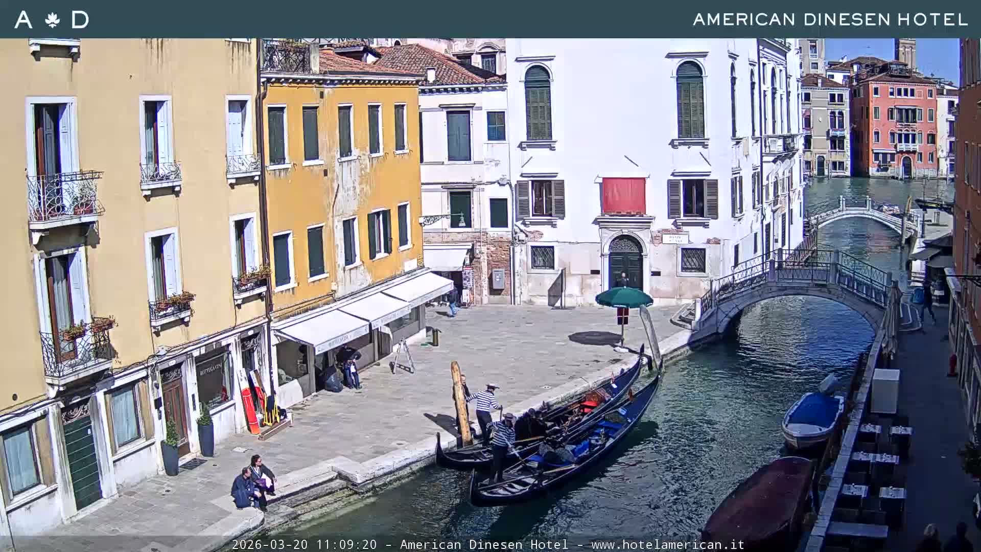 Venice Dorsoduro Canal Live Cam - Venice, Veneto, Italy
