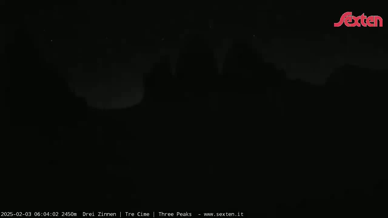 A dark, nighttime outdoor scene shows a blurry, indistinct landscape under a clear sky.