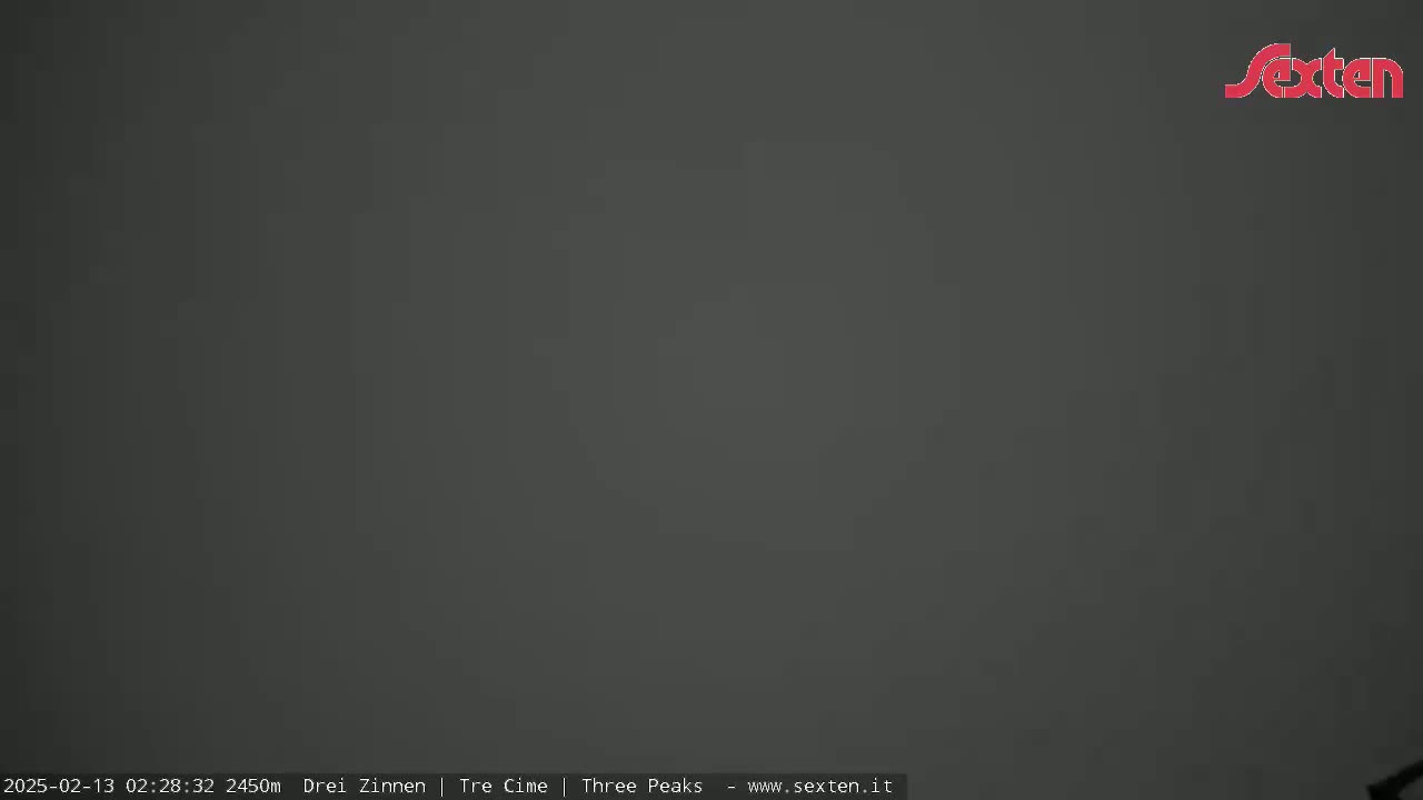 A uniformly dark gray image shows an overcast sky.