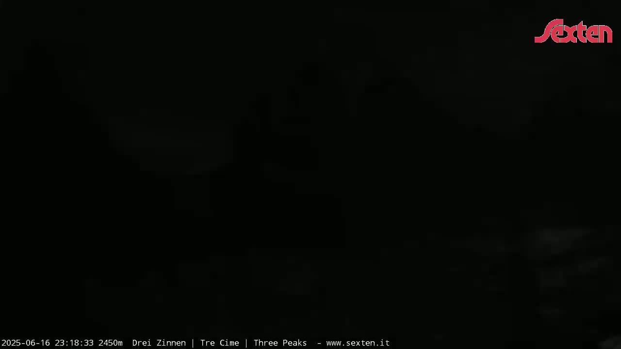 3 Zinnen Dolomites ,Tre Cime di Lavaredo (Three Peaks of Lavaredo) Live Cam - Belluno, Veneto, Italy