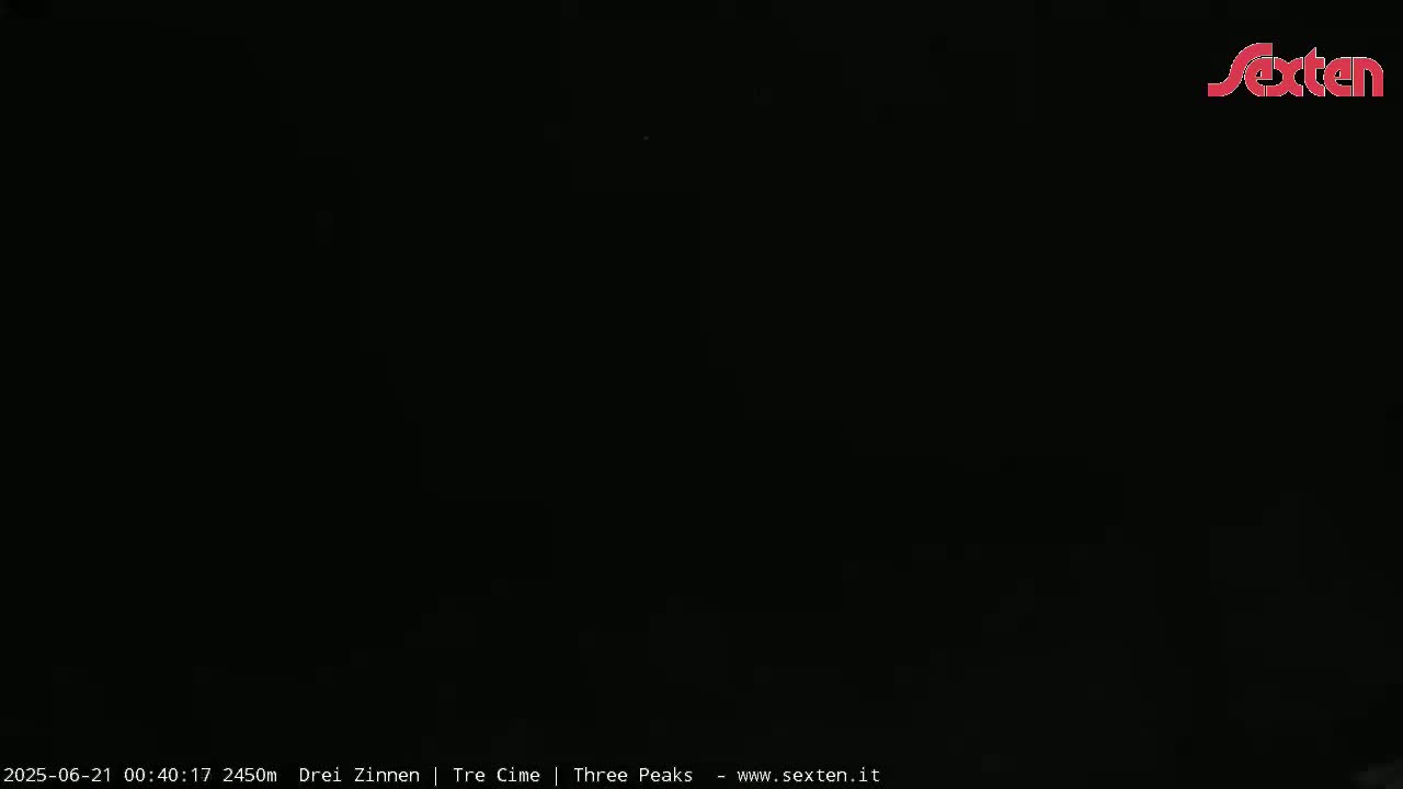 3 Zinnen Dolomites ,Tre Cime di Lavaredo (Three Peaks of Lavaredo) Live Cam - Belluno, Veneto, Italy