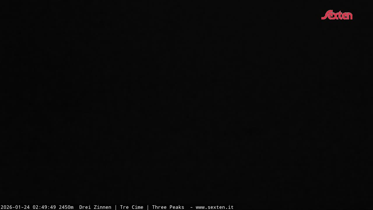 3 Zinnen Dolomites ,Tre Cime di Lavaredo (Three Peaks of Lavaredo) Live Cam - Belluno, Veneto, Italy