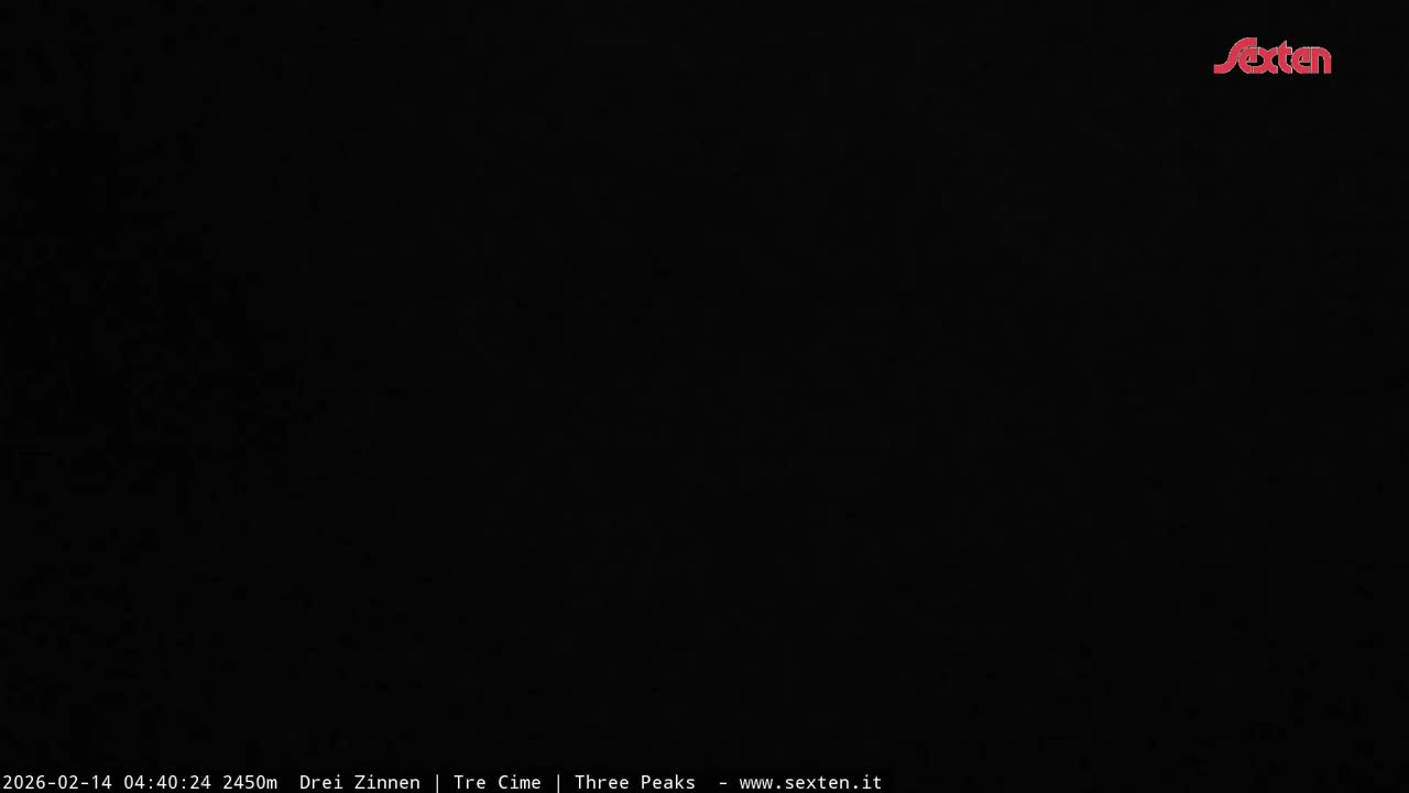 3 Zinnen Dolomites ,Tre Cime di Lavaredo (Three Peaks of Lavaredo) Live Cam - Belluno, Veneto, Italy