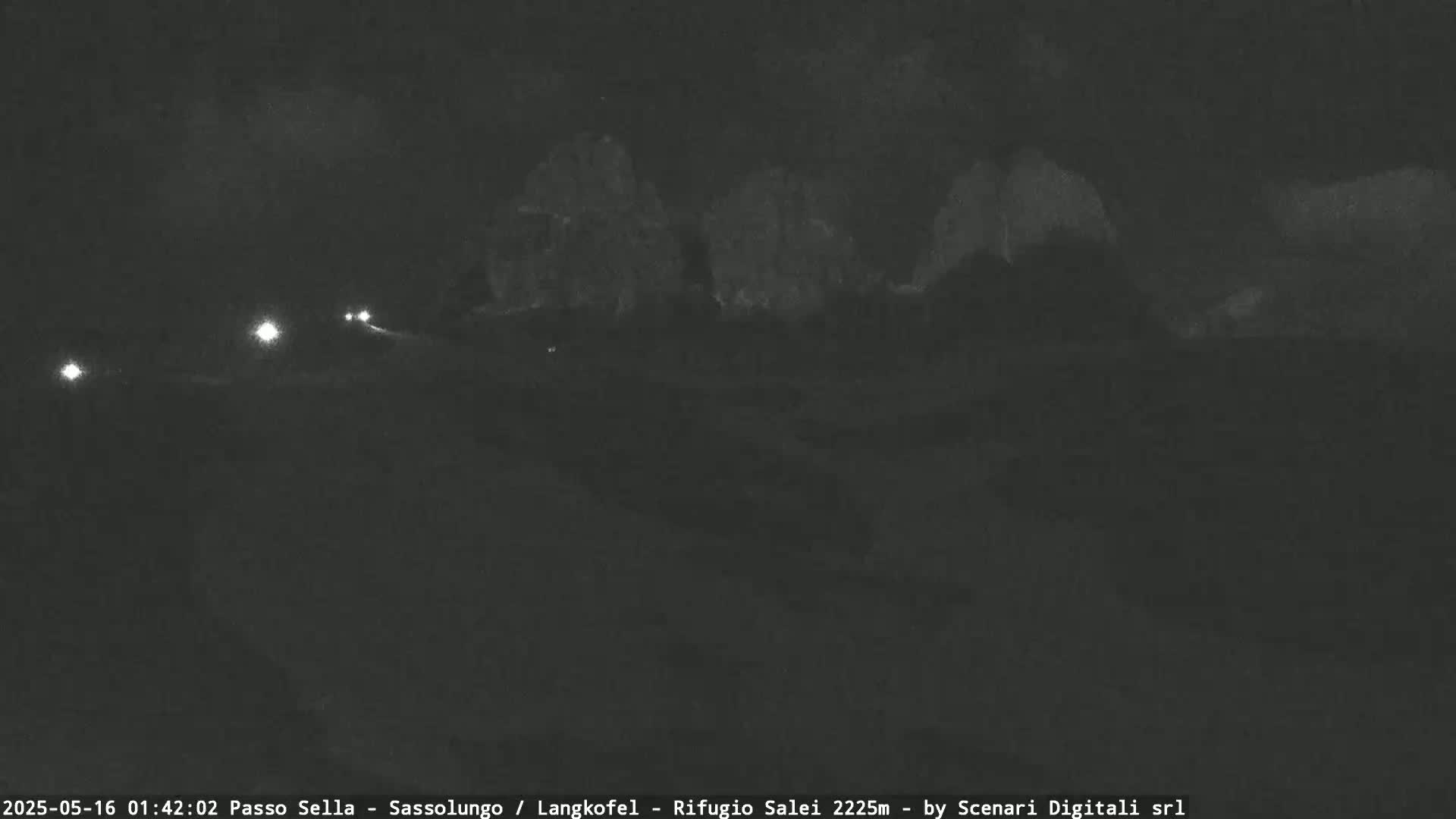 Sassolungo , Langkofel - Passo Sella Ski Slopes Dolomites Live Cam  - Bolzano, Trentino-South Tyrol, Italy