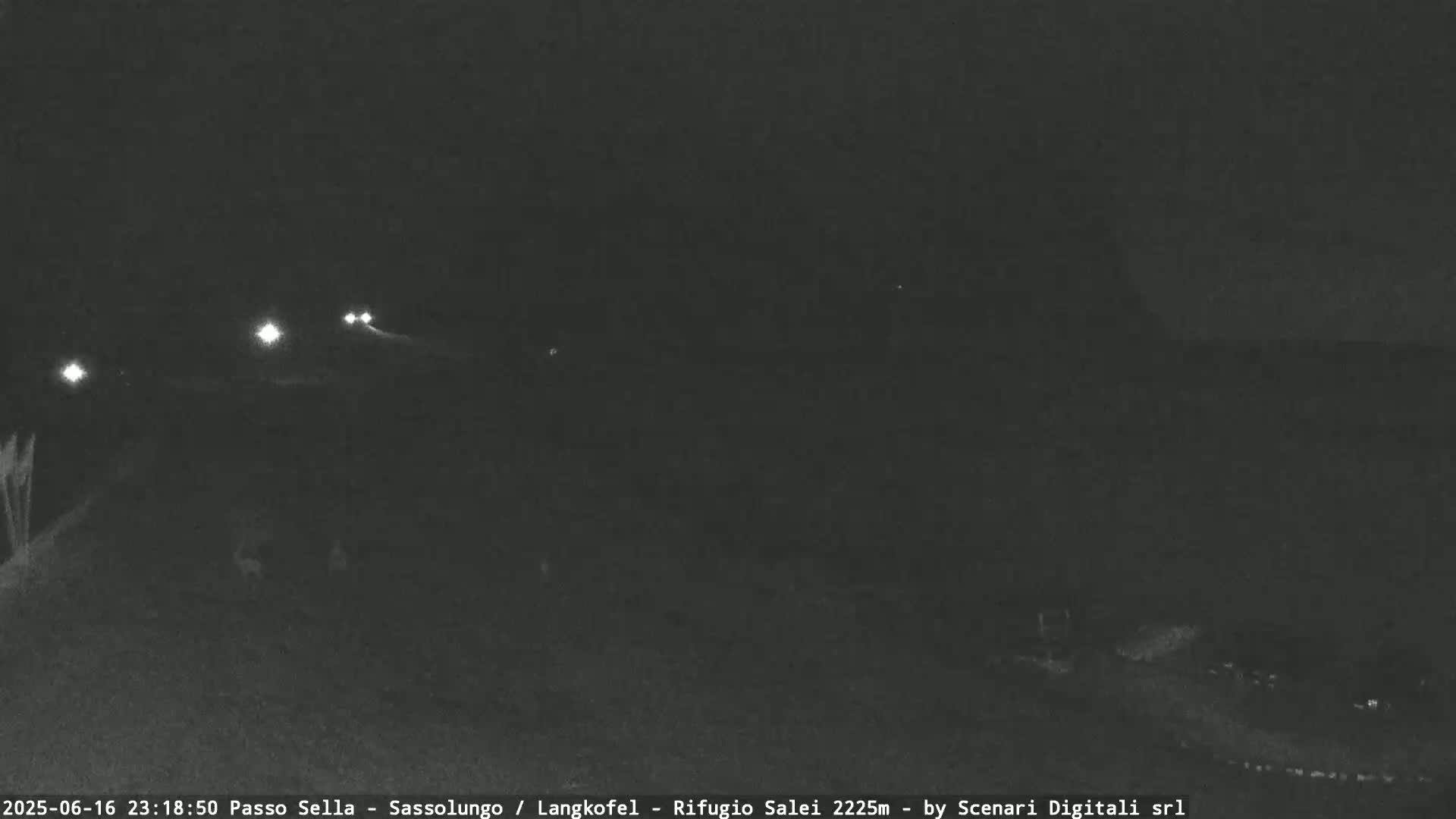 Sassolungo , Langkofel - Passo Sella Ski Slopes Dolomites Live Cam  - Bolzano, Trentino-South Tyrol, Italy