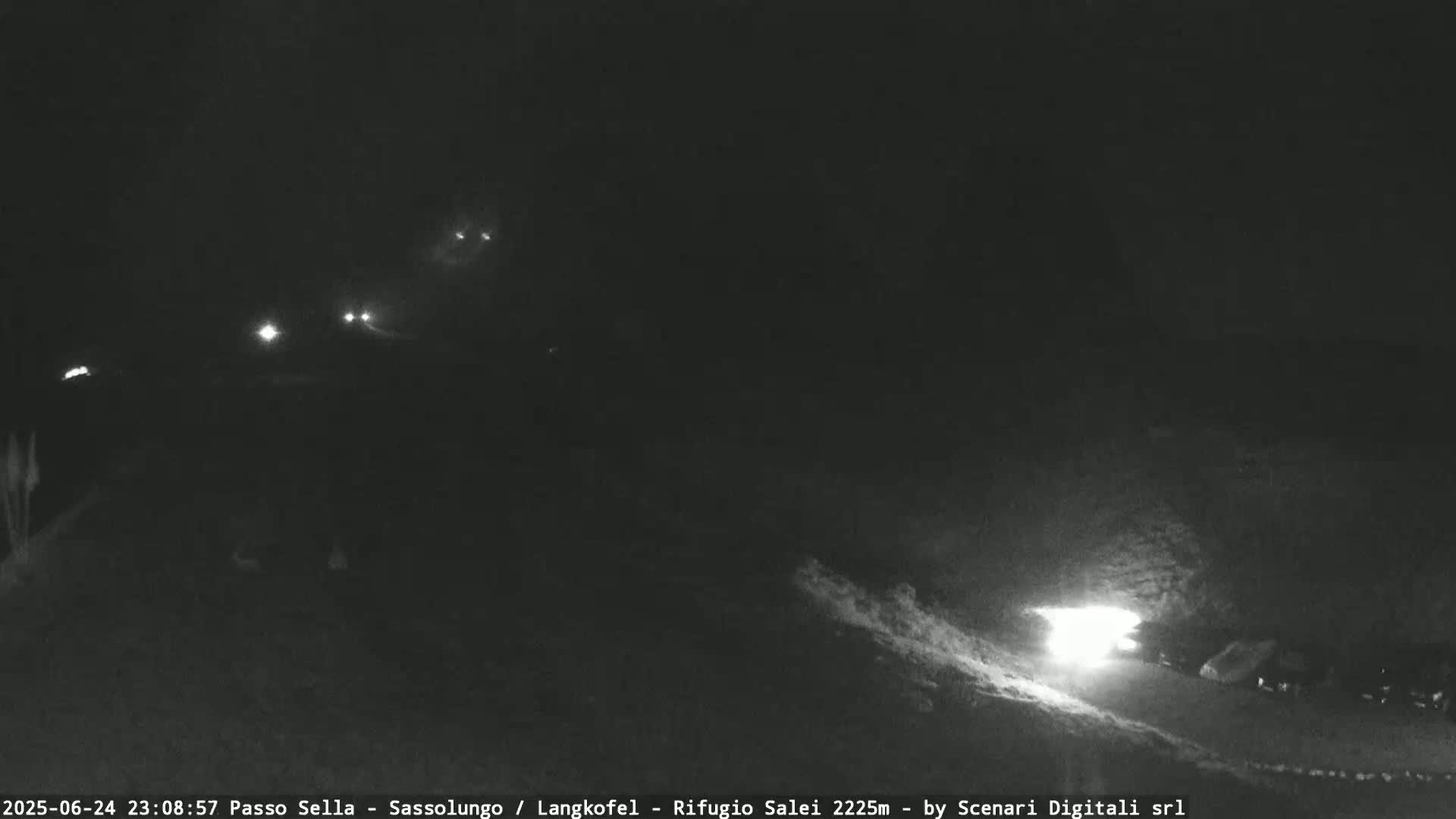 Sassolungo , Langkofel - Passo Sella Ski Slopes Dolomites Live Cam  - Bolzano, Trentino-South Tyrol, Italy