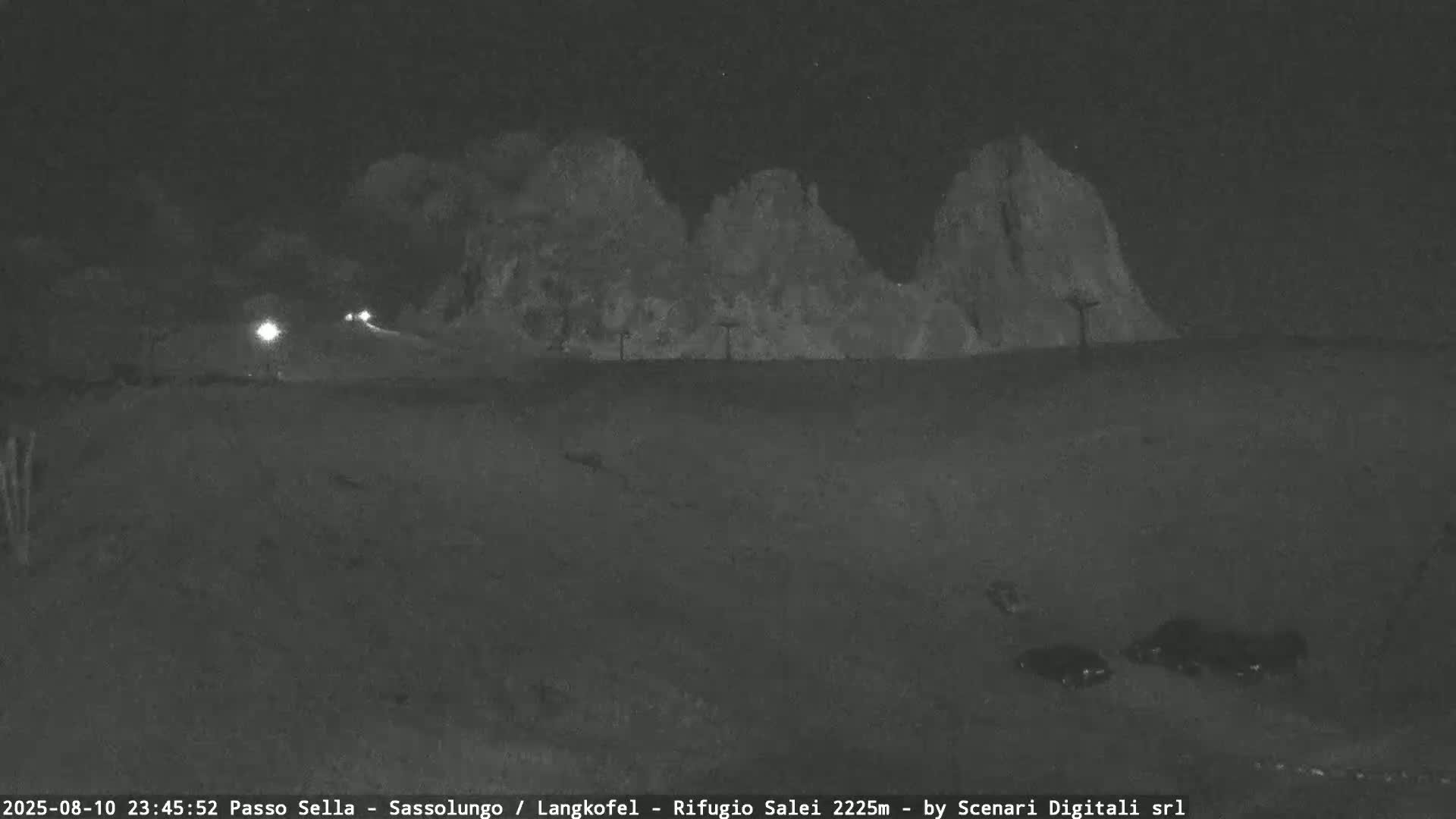 Sassolungo , Langkofel - Passo Sella Ski Slopes Dolomites Live Cam  - Bolzano, Trentino-South Tyrol, Italy