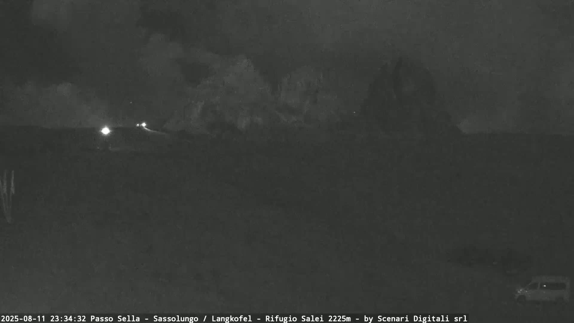 Sassolungo , Langkofel - Passo Sella Ski Slopes Dolomites Live Cam  - Bolzano, Trentino-South Tyrol, Italy