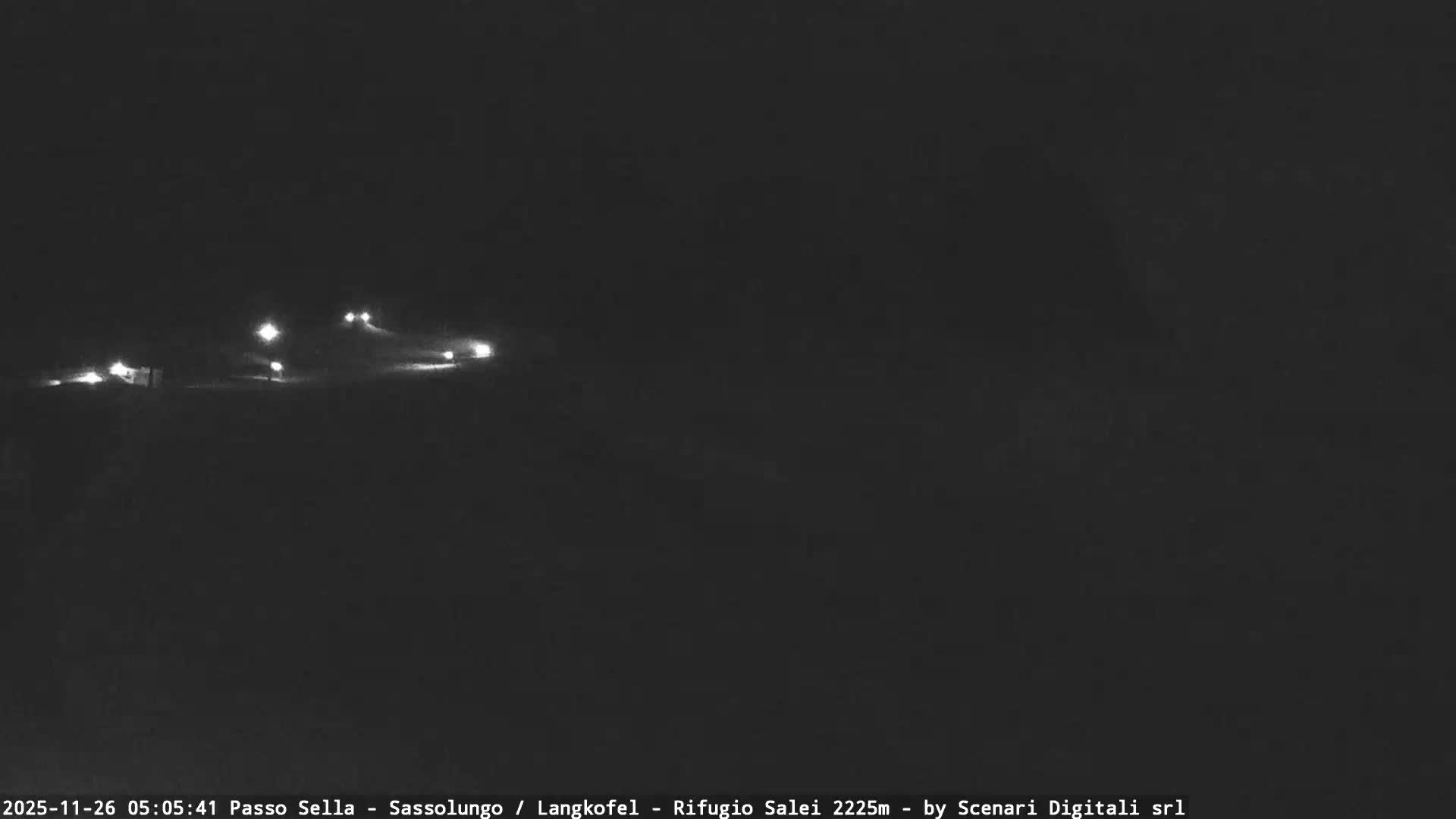 Sassolungo , Langkofel - Passo Sella Ski Slopes Dolomites Live Cam  - Bolzano, Trentino-South Tyrol, Italy