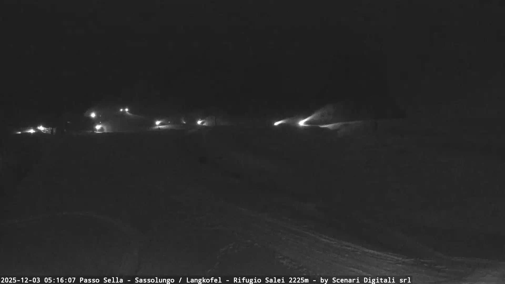 Sassolungo , Langkofel - Passo Sella Ski Slopes Dolomites Live Cam  - Bolzano, Trentino-South Tyrol, Italy