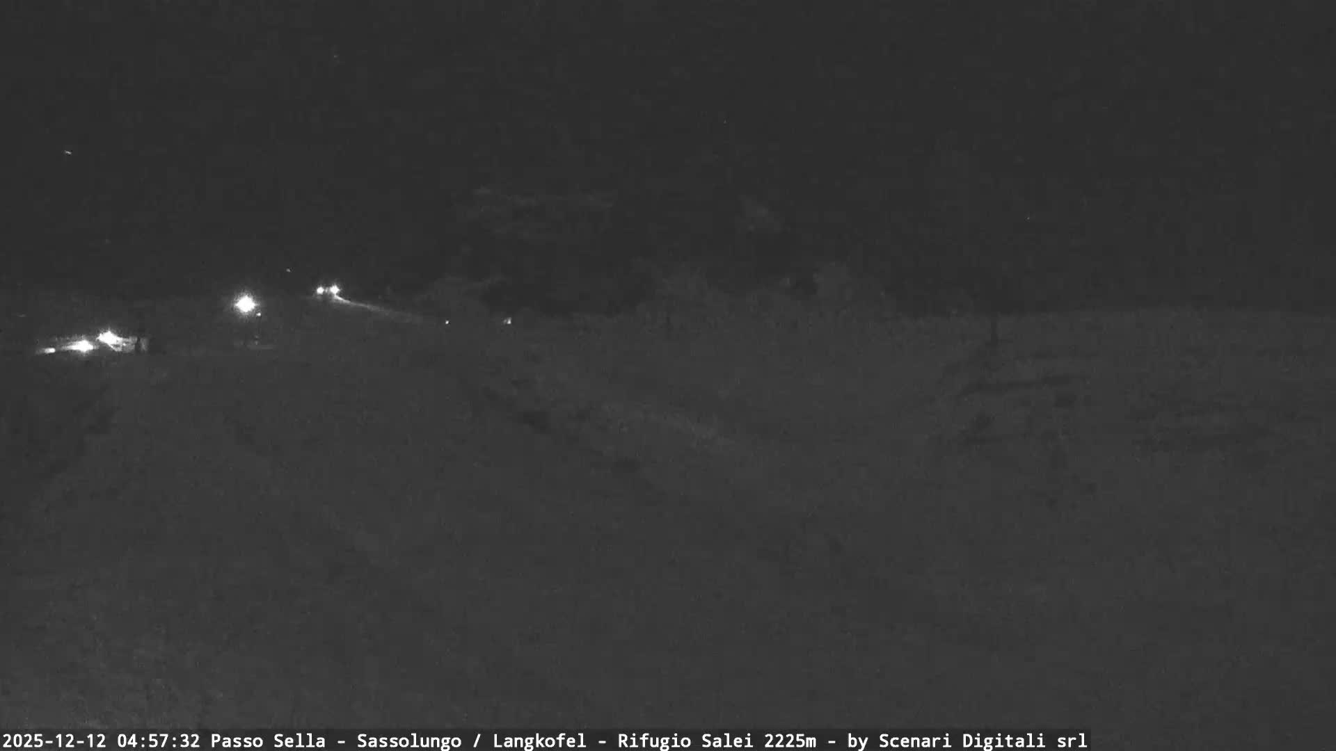 Sassolungo , Langkofel - Passo Sella Ski Slopes Dolomites Live Cam  - Bolzano, Trentino-South Tyrol, Italy