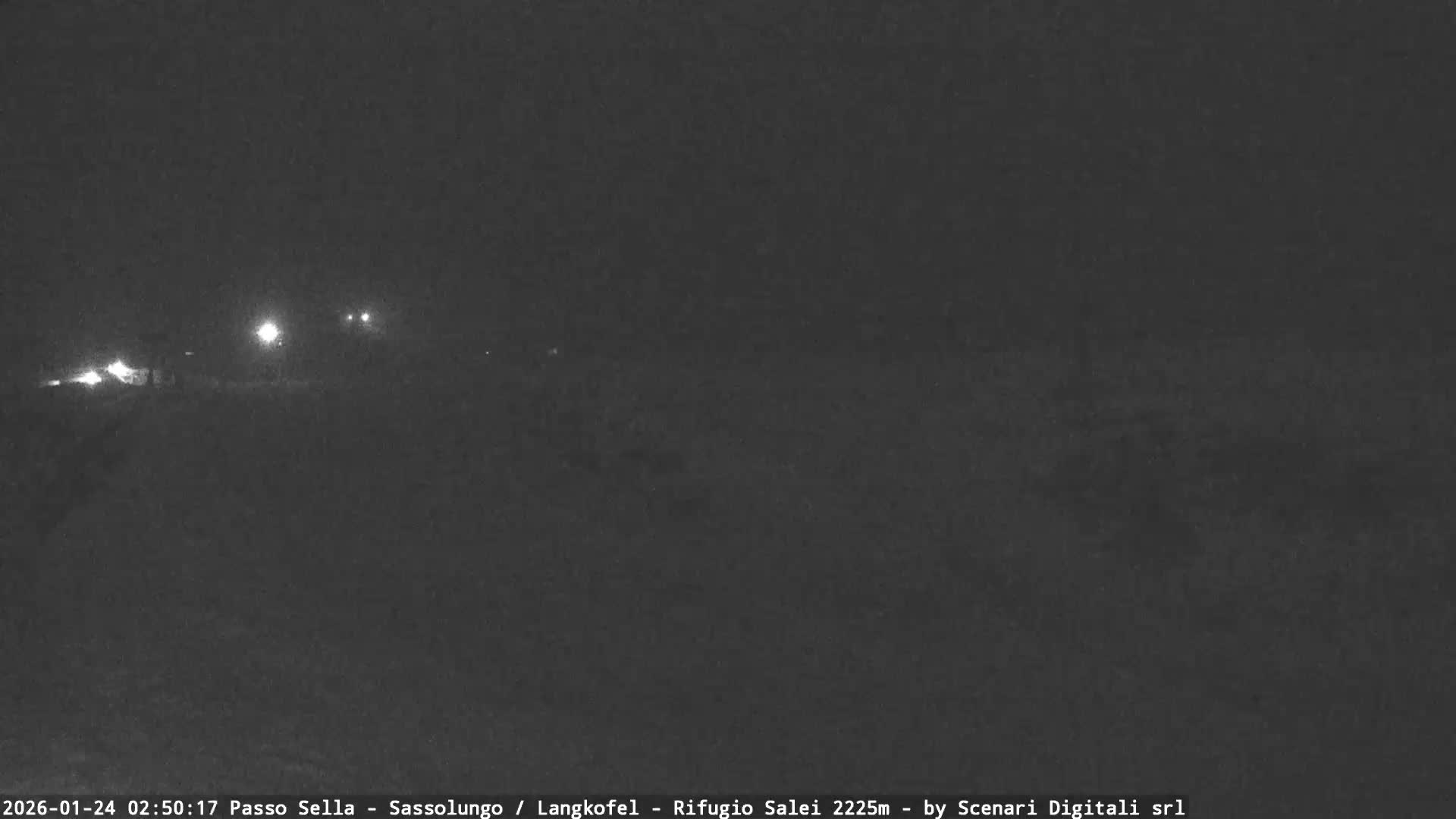Sassolungo , Langkofel - Passo Sella Ski Slopes Dolomites Live Cam  - Bolzano, Trentino-South Tyrol, Italy