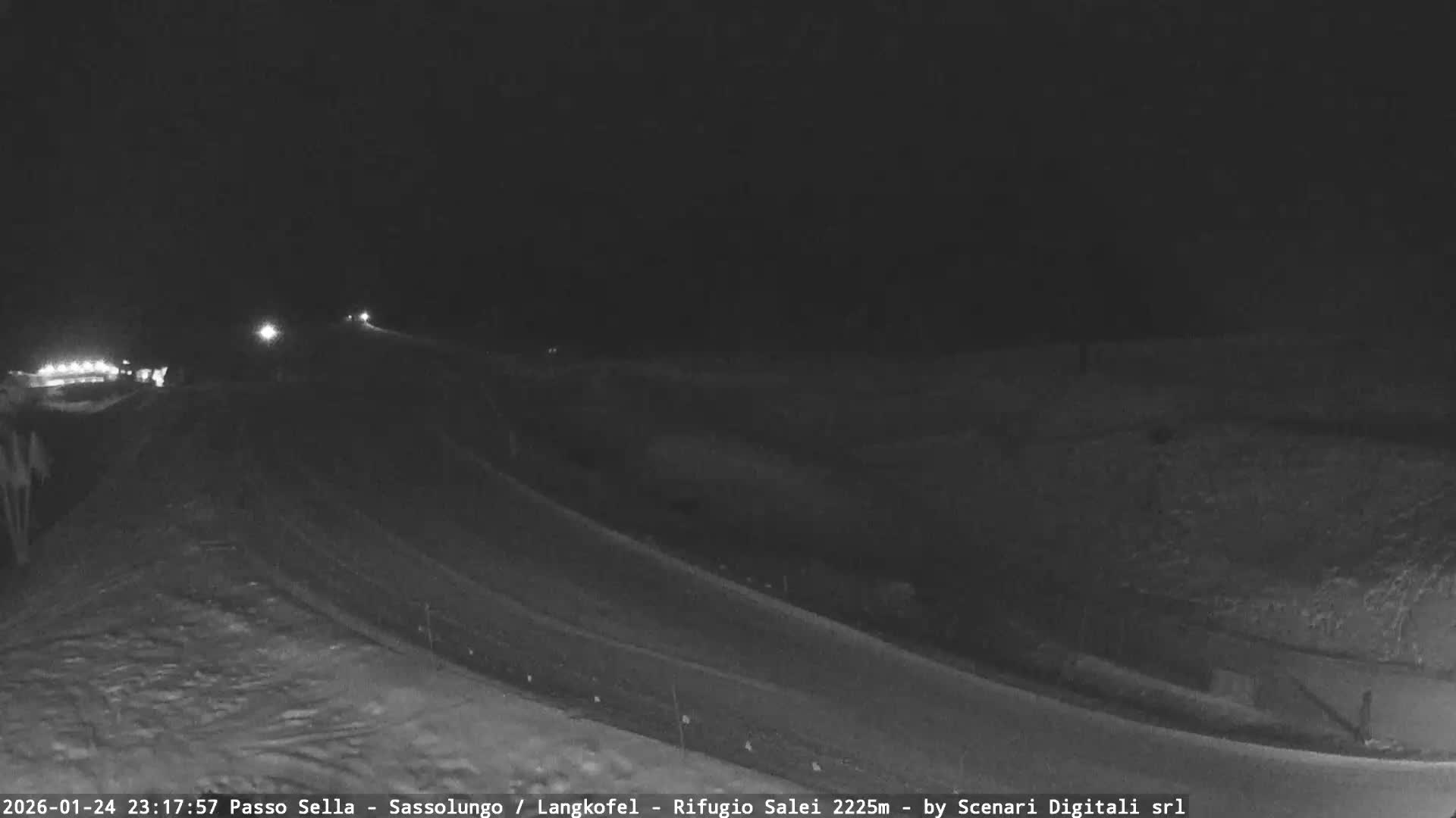 Sassolungo , Langkofel - Passo Sella Ski Slopes Dolomites Live Cam  - Bolzano, Trentino-South Tyrol, Italy