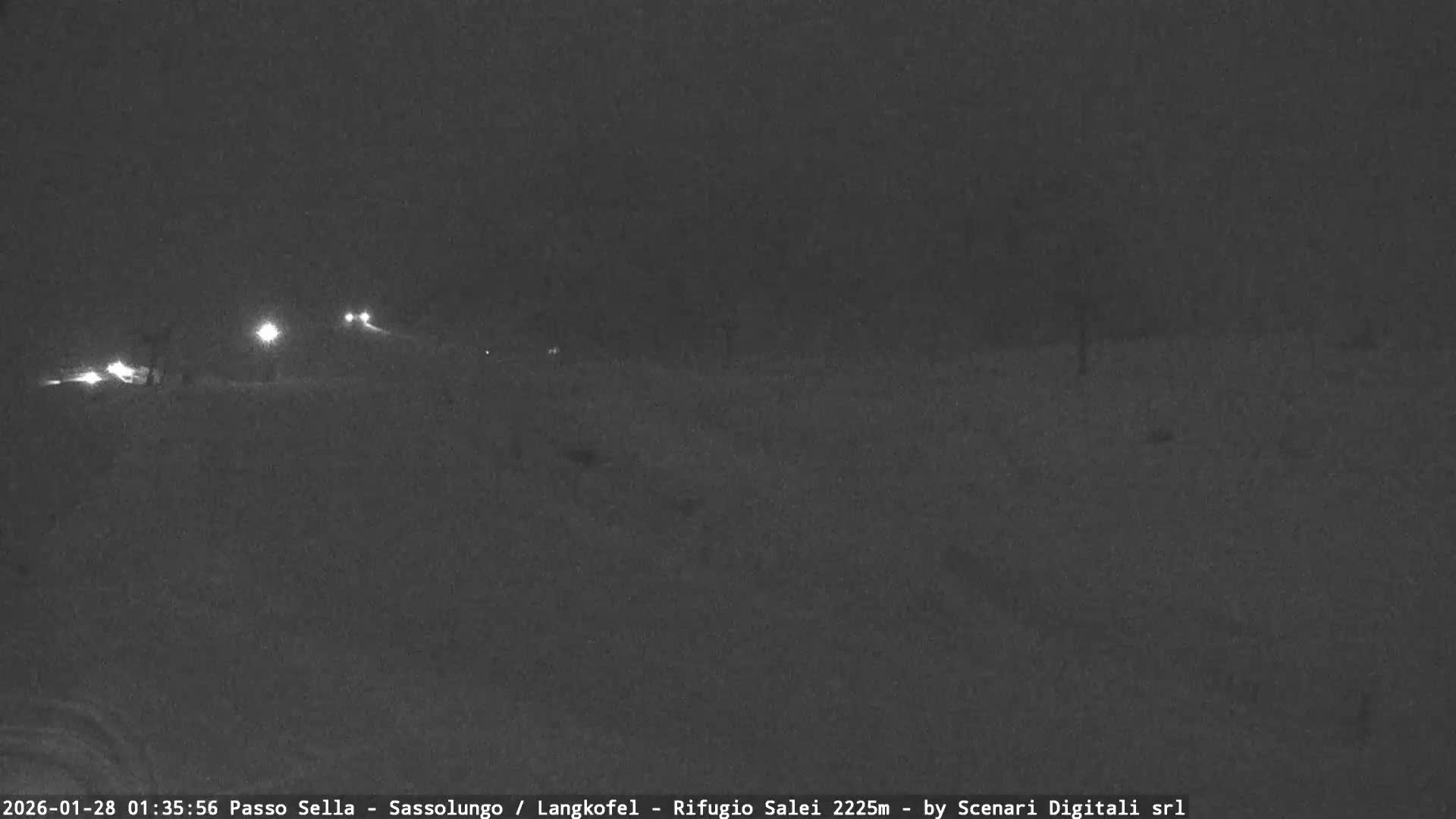 Sassolungo , Langkofel - Passo Sella Ski Slopes Dolomites Live Cam  - Bolzano, Trentino-South Tyrol, Italy