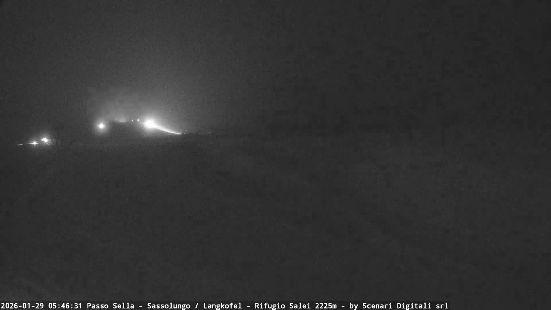 Sassolungo , Langkofel - Passo Sella Ski Slopes Dolomites Live Cam  - Bolzano, Trentino-South Tyrol, Italy