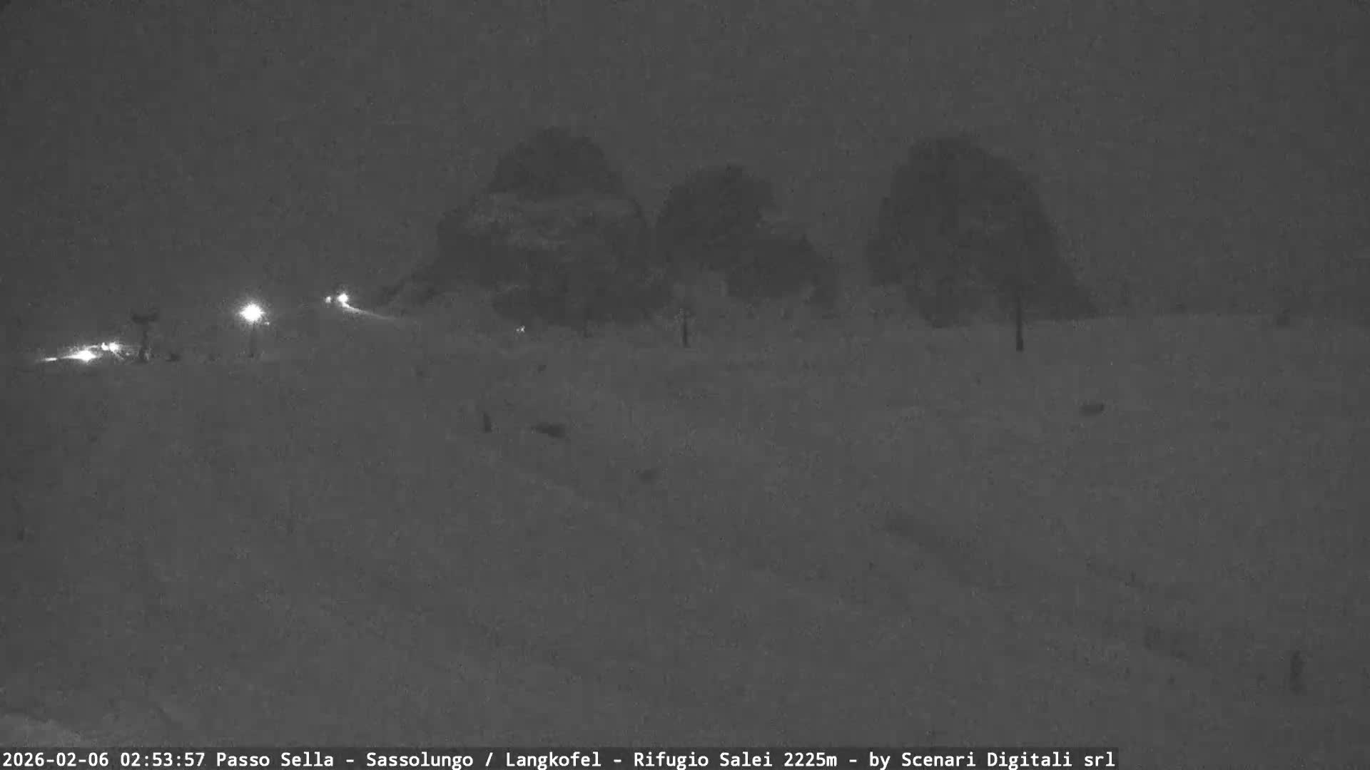 Sassolungo , Langkofel - Passo Sella Ski Slopes Dolomites Live Cam  - Bolzano, Trentino-South Tyrol, Italy