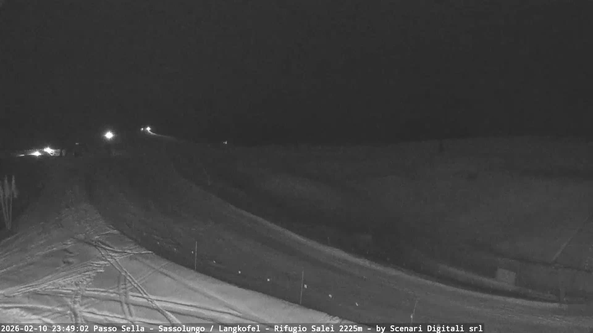 Sassolungo , Langkofel - Passo Sella Ski Slopes Dolomites Live Cam  - Bolzano, Trentino-South Tyrol, Italy