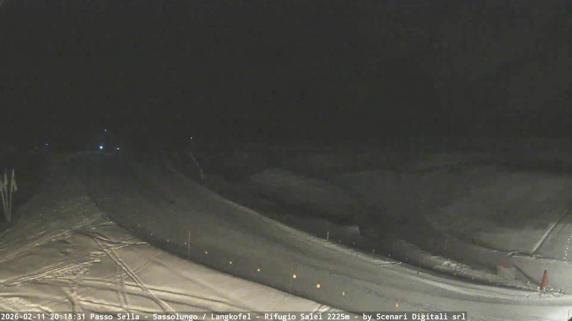 Sassolungo , Langkofel - Passo Sella Ski Slopes Dolomites Live Cam  - Bolzano, Trentino-South Tyrol, Italy