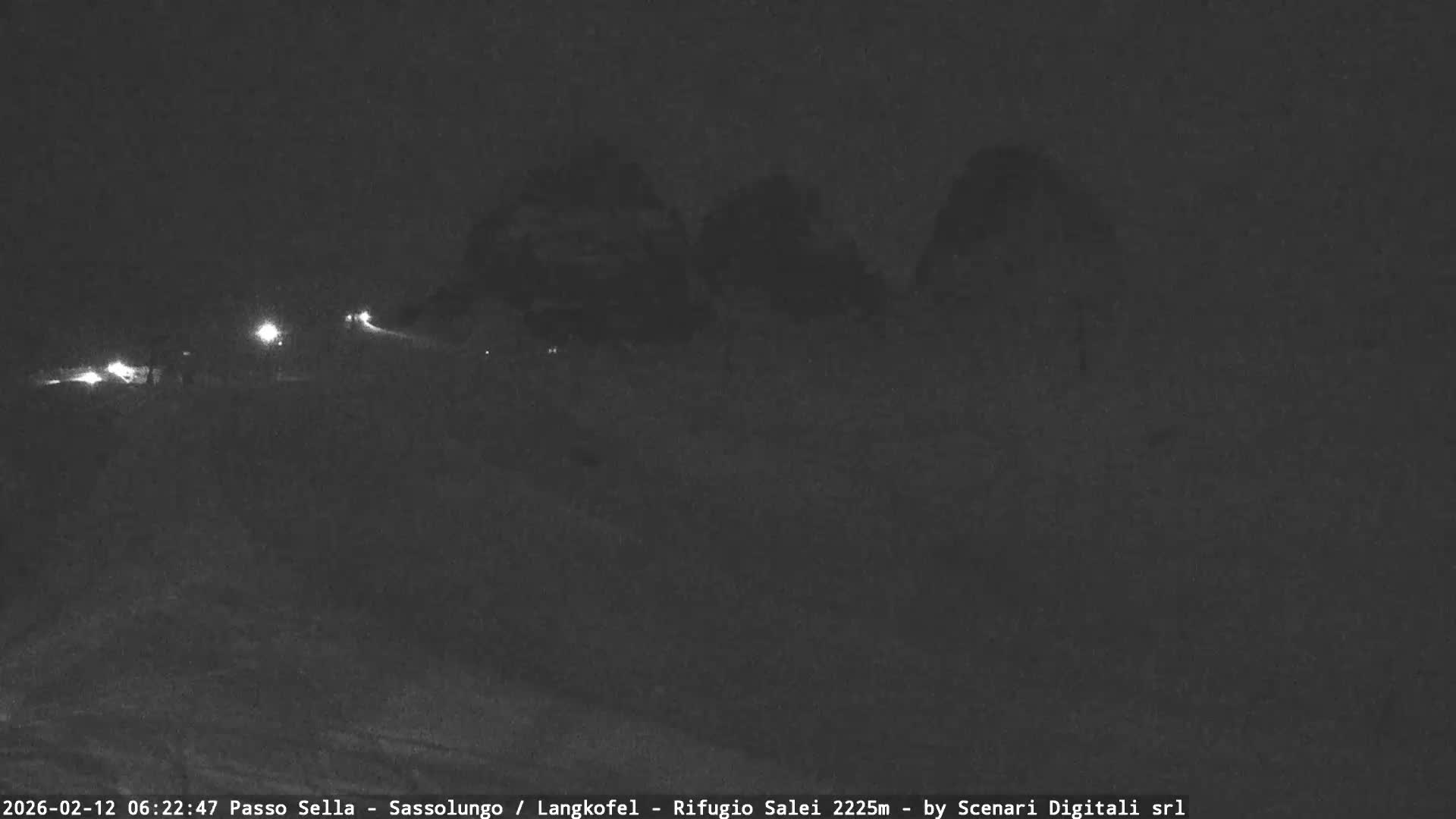 Sassolungo , Langkofel - Passo Sella Ski Slopes Dolomites Live Cam  - Bolzano, Trentino-South Tyrol, Italy
