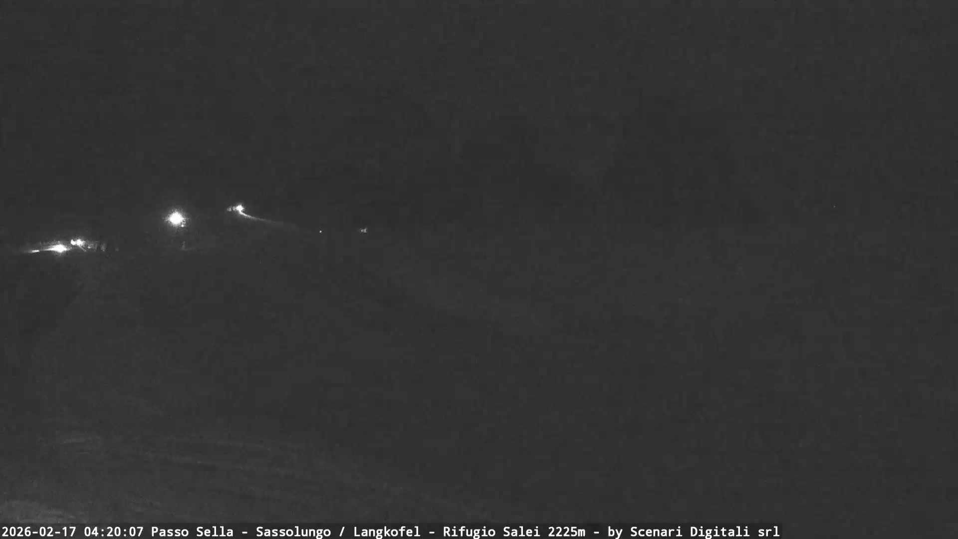 Sassolungo , Langkofel - Passo Sella Ski Slopes Dolomites Live Cam  - Bolzano, Trentino-South Tyrol, Italy