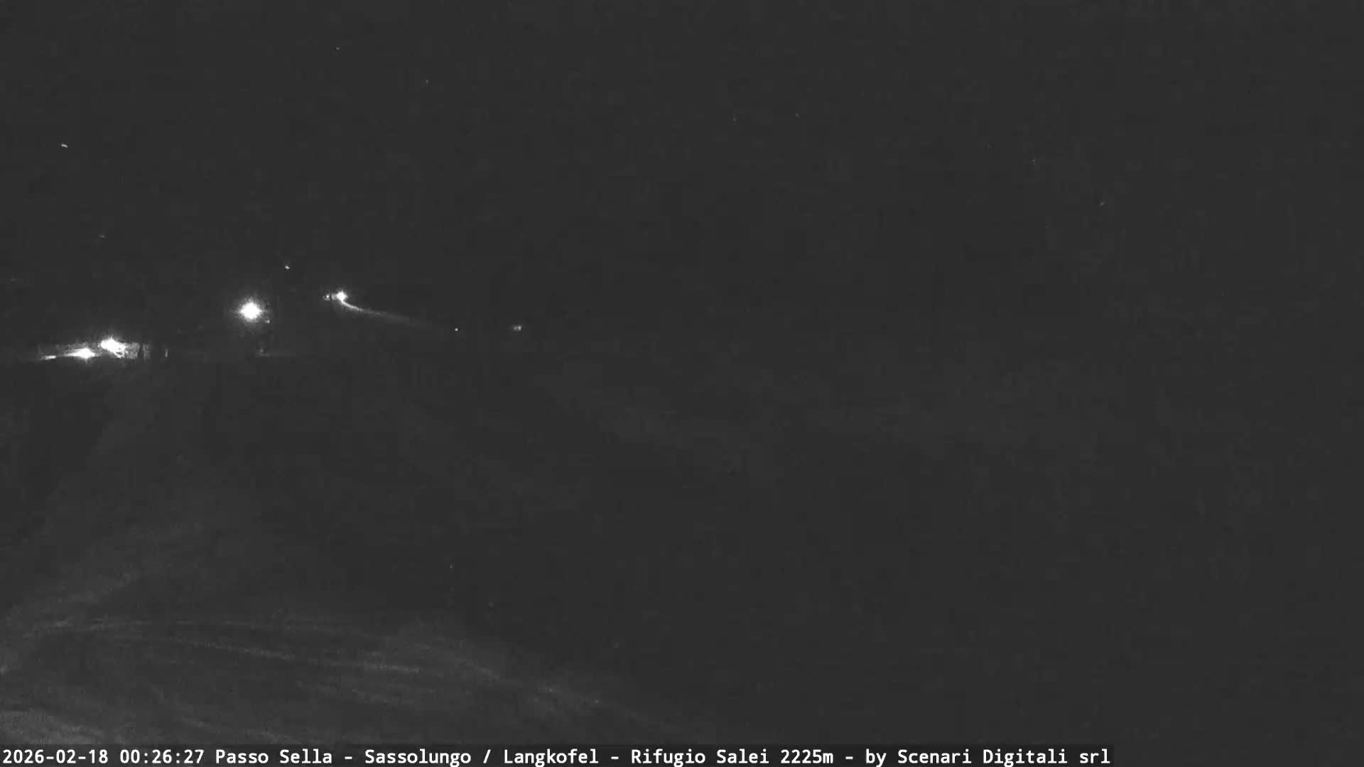 Sassolungo , Langkofel - Passo Sella Ski Slopes Dolomites Live Cam  - Bolzano, Trentino-South Tyrol, Italy