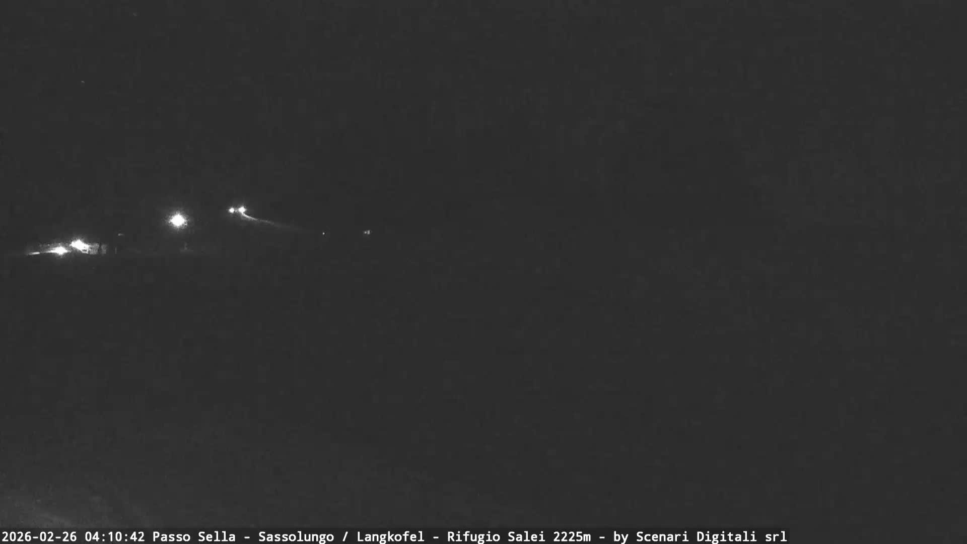 Sassolungo , Langkofel - Passo Sella Ski Slopes Dolomites Live Cam  - Bolzano, Trentino-South Tyrol, Italy