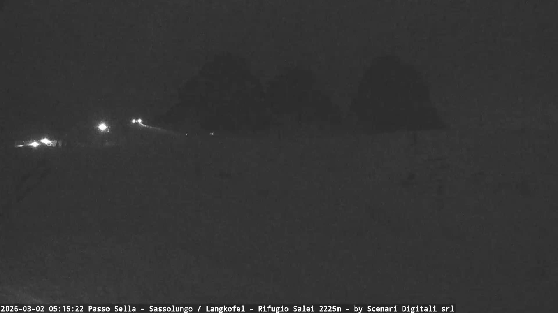 Sassolungo , Langkofel - Passo Sella Ski Slopes Dolomites Live Cam  - Bolzano, Trentino-South Tyrol, Italy