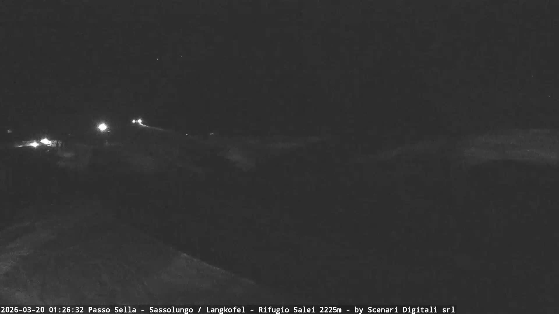 Sassolungo , Langkofel - Passo Sella Ski Slopes Dolomites Live Cam  - Bolzano, Trentino-South Tyrol, Italy