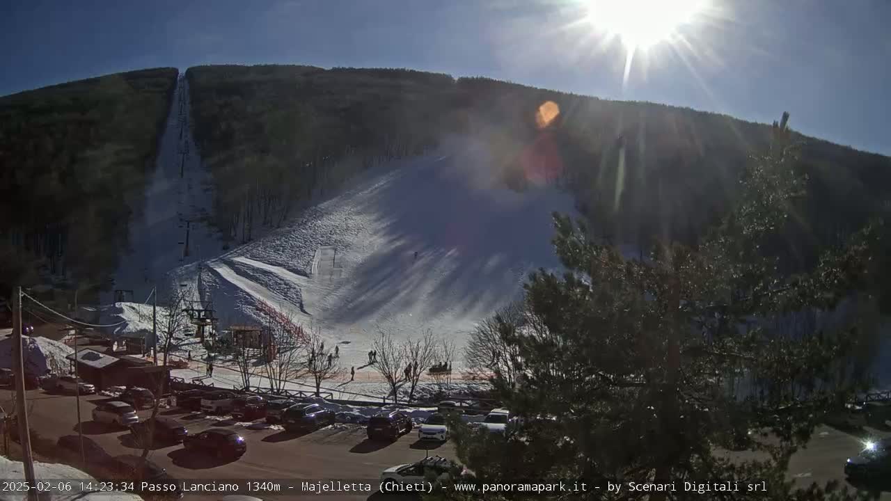 Majelletta, Passo Lanciano Ski Slope Live Cam - Chitei, Abruzzo, Italy