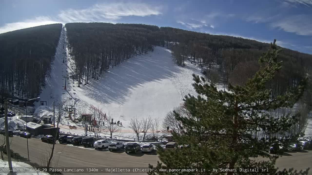 Majelletta, Passo Lanciano Ski Slope Live Cam - Chitei, Abruzzo, Italy