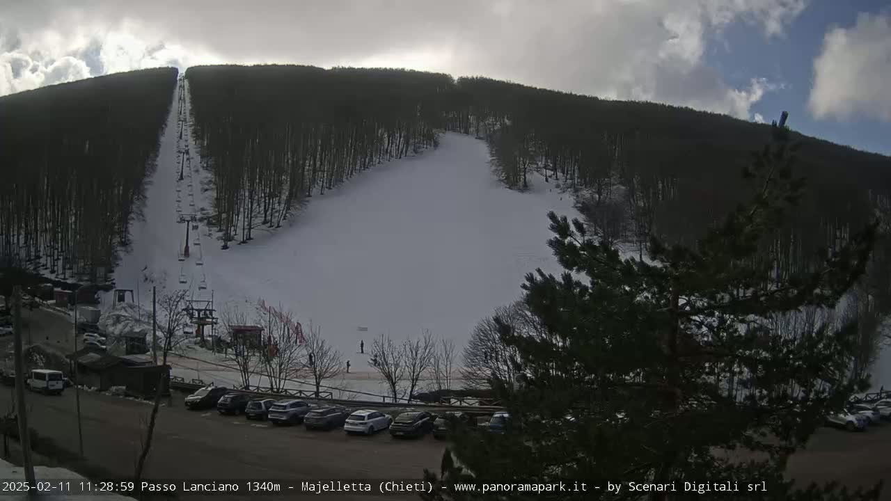 Majelletta, Passo Lanciano Ski Slope Live Cam - Chitei, Abruzzo, Italy