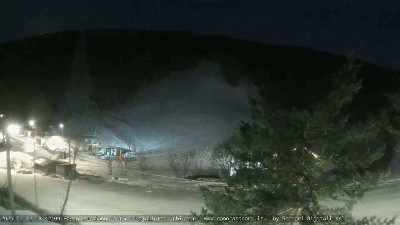 Majelletta, Passo Lanciano Ski Slope Live Cam - Chitei, Abruzzo, Italy