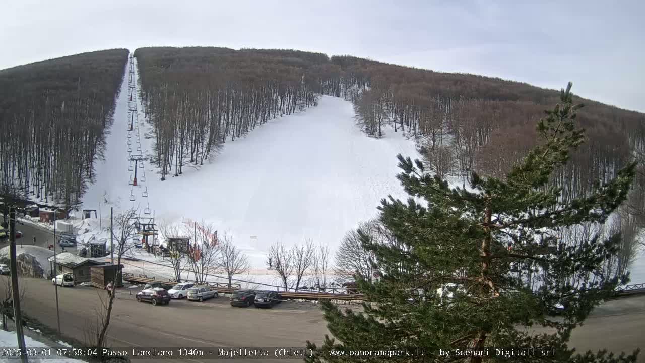 Majelletta, Passo Lanciano Ski Slope Live Cam - Chitei, Abruzzo, Italy