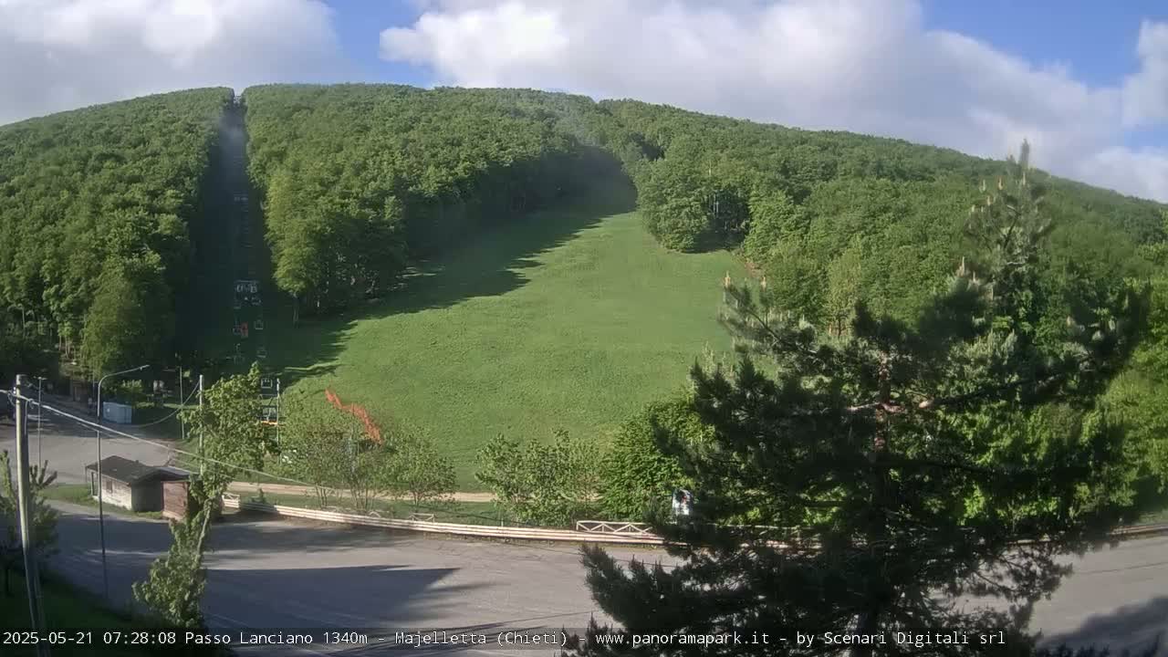 Majelletta, Passo Lanciano Ski Slope Live Cam - Chitei, Abruzzo, Italy
